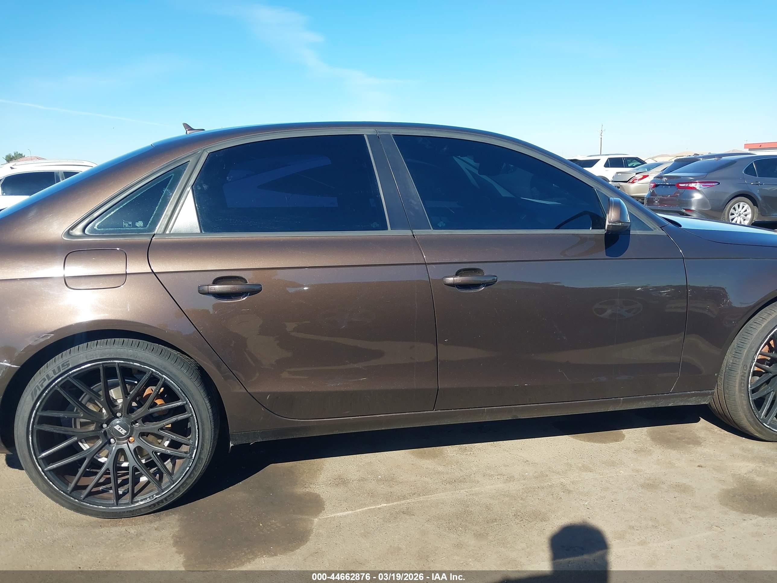 2011 Audi A4 2.0t Premium Dark Brown vin: WAUAFAFL5BN046789