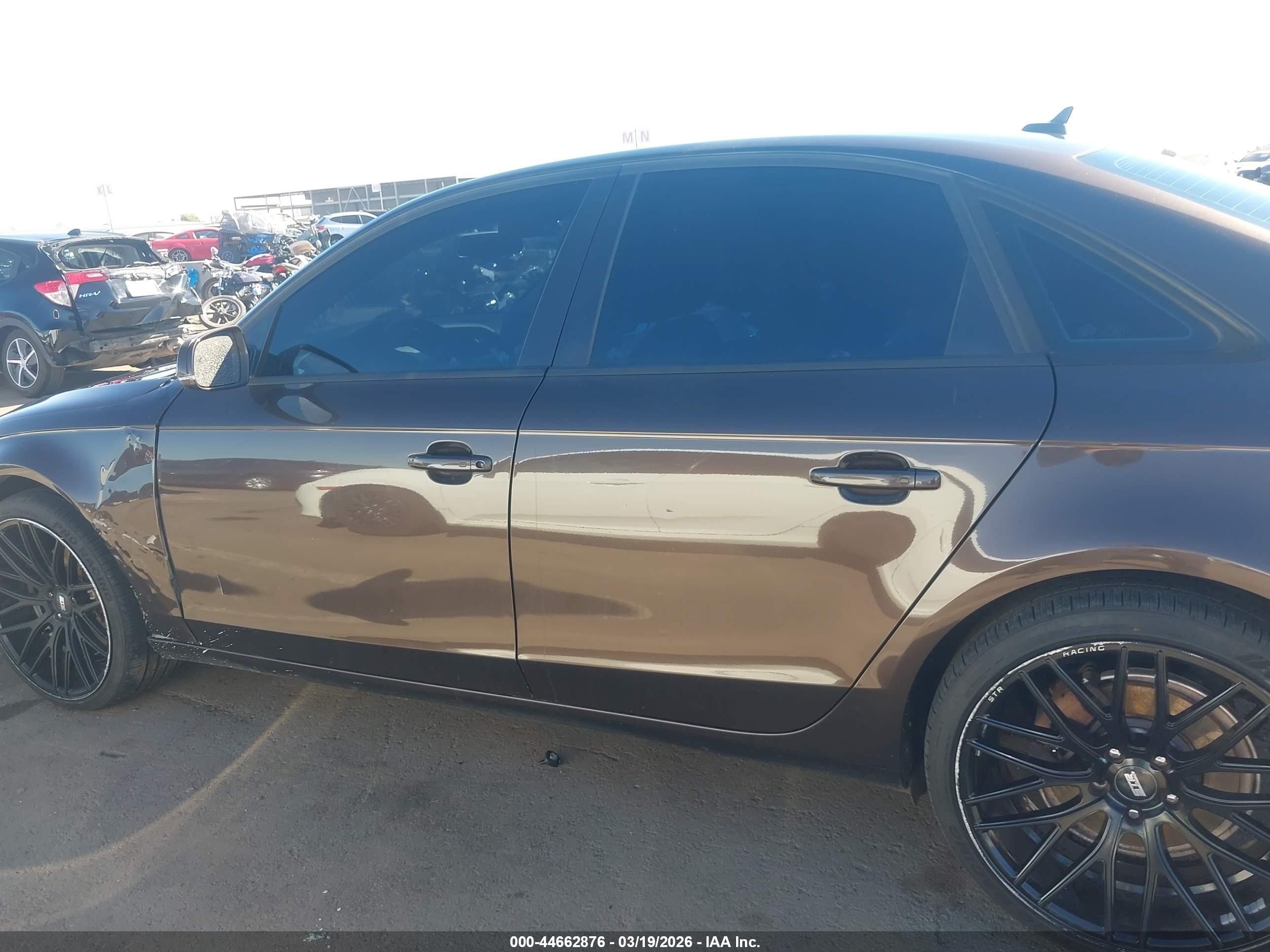 2011 Audi A4 2.0t Premium Dark Brown vin: WAUAFAFL5BN046789