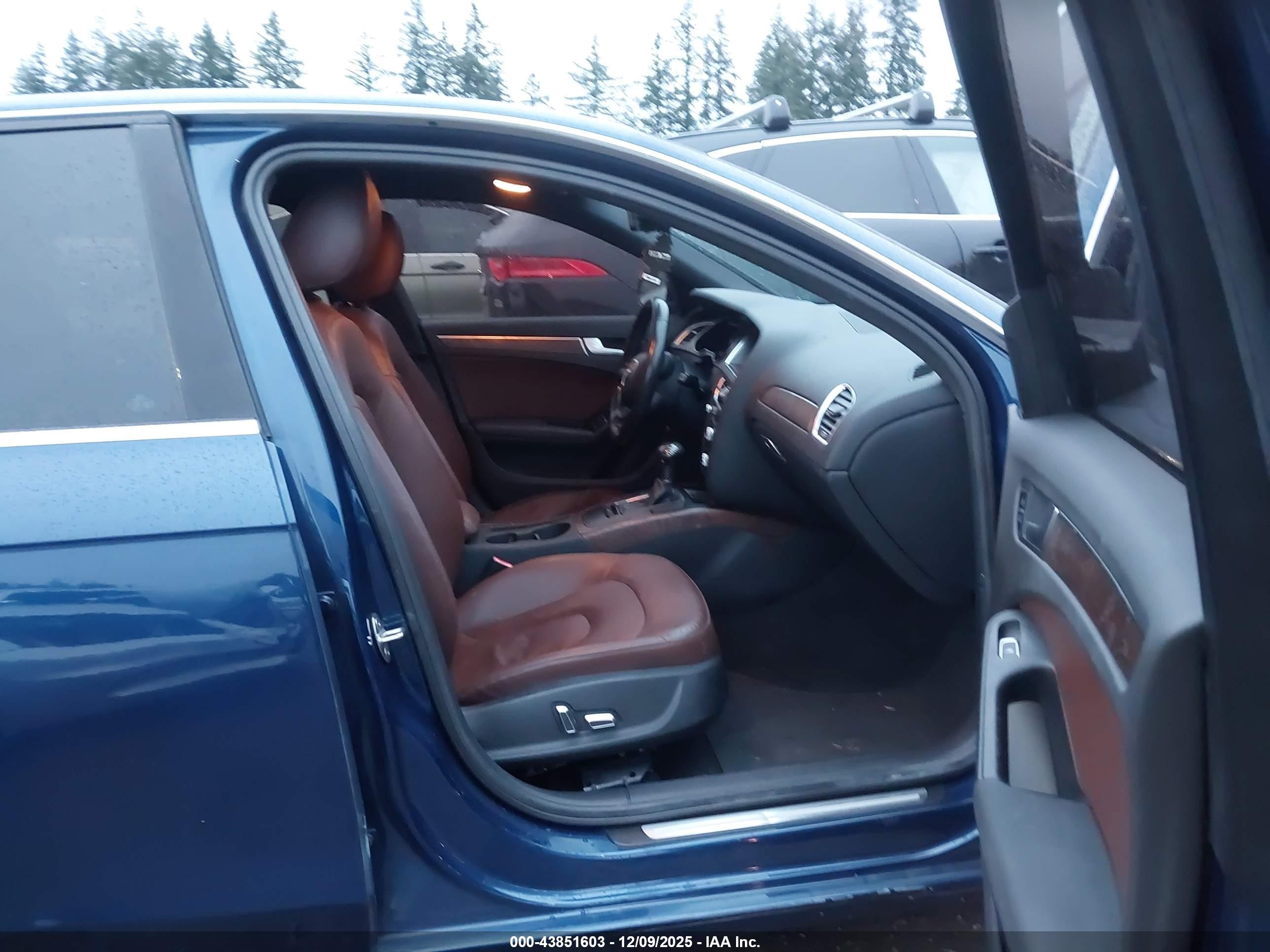2013 Audi A4 2.0t Premium Blue vin: WAUAFAFL5DN030224