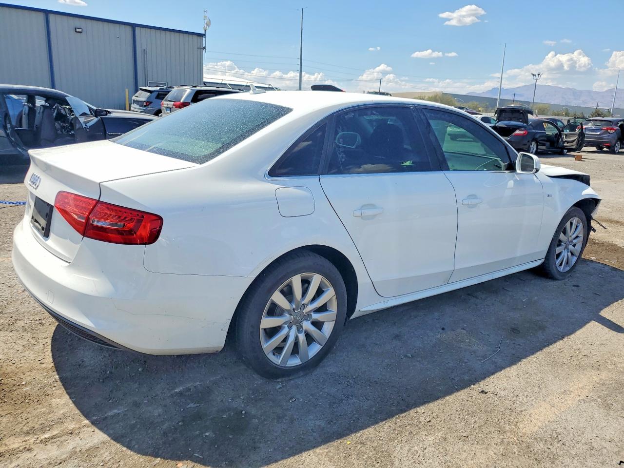 2015 Audi A4 Premium White vin: WAUAFAFL5FN021767