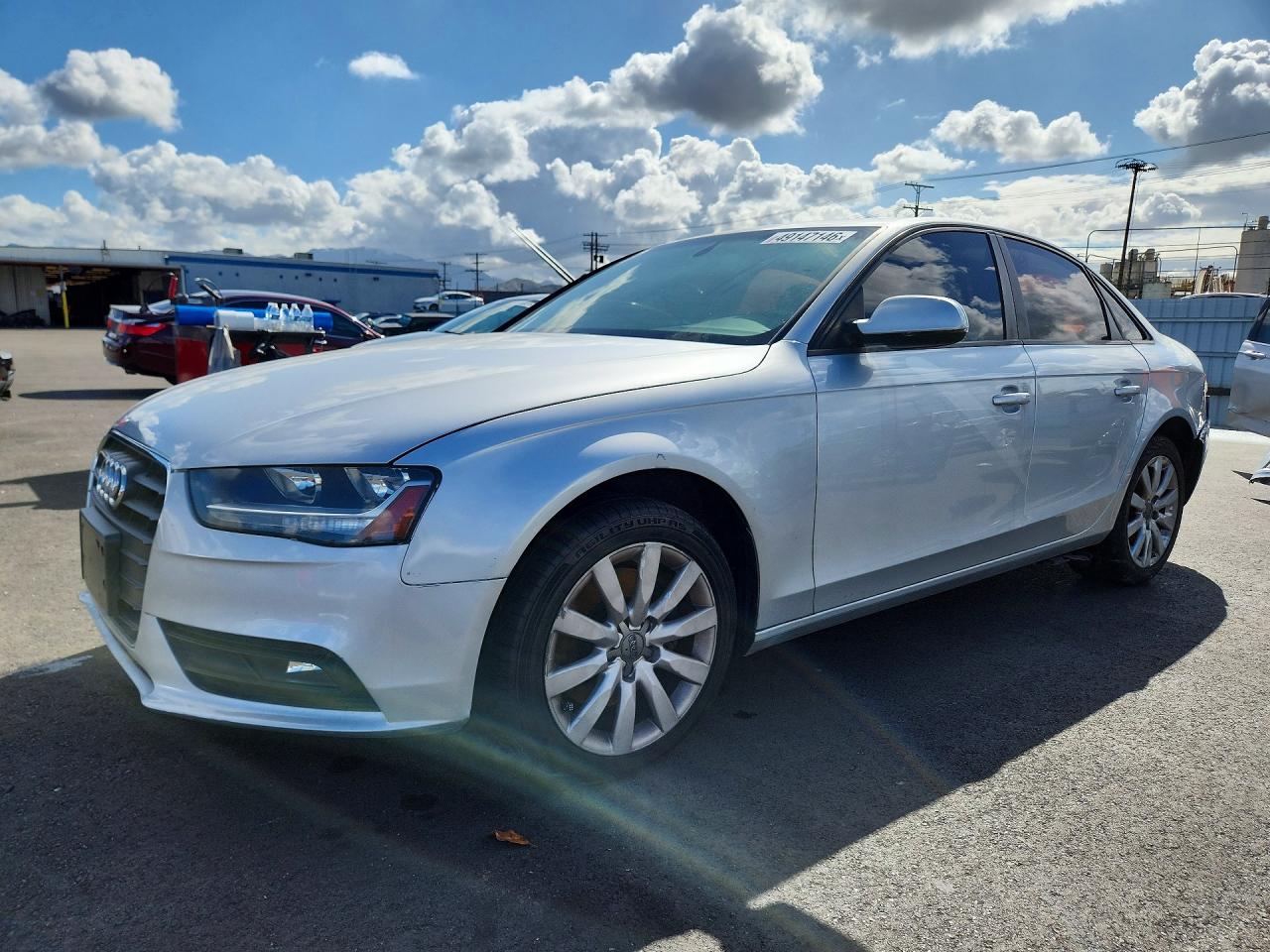 2013 Audi A4 Premium Silver vin: WAUAFAFL6DN023198