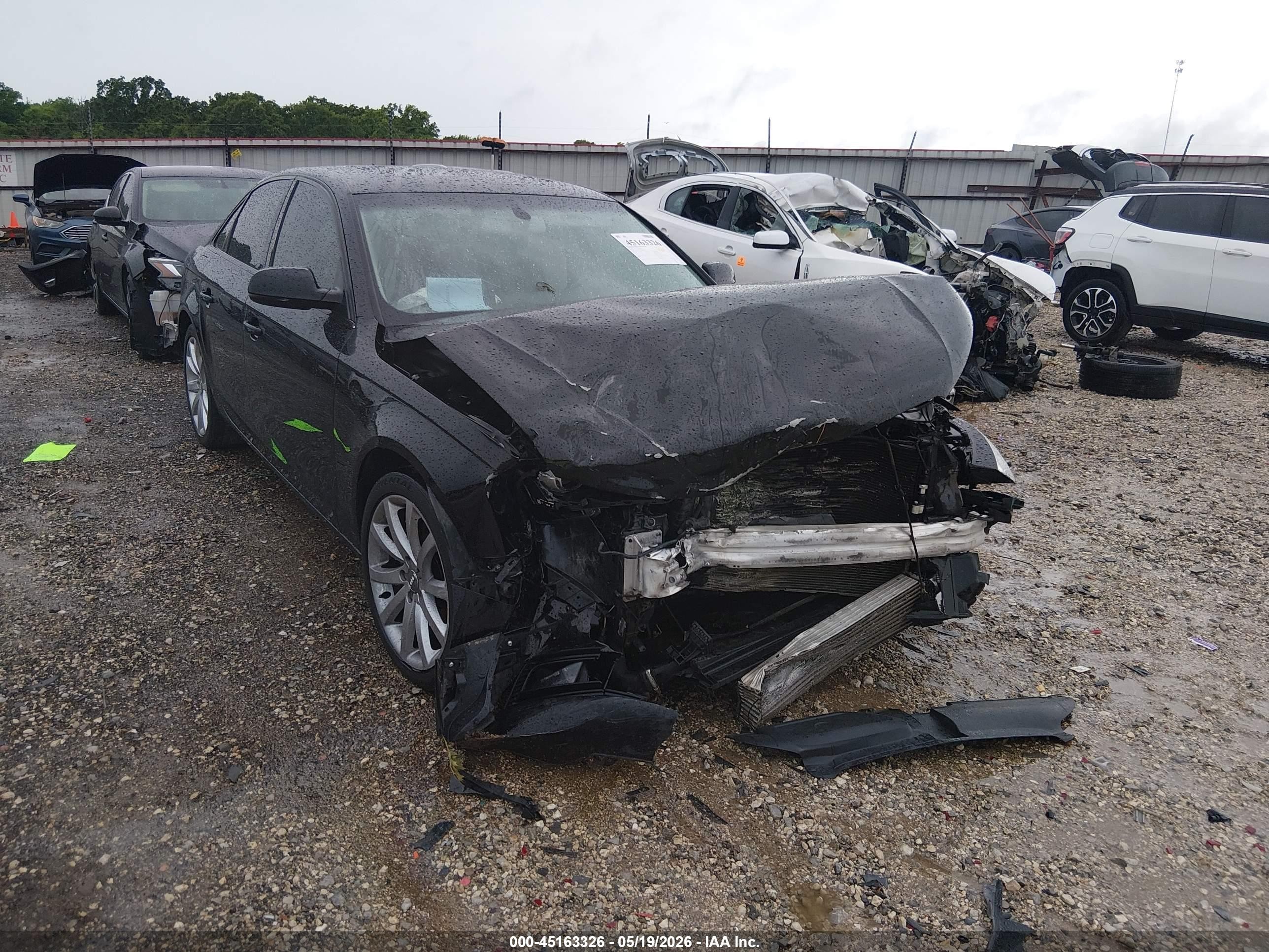 2013 Audi A4 2.0t Premium Черный vin: WAUAFAFL6DN046237