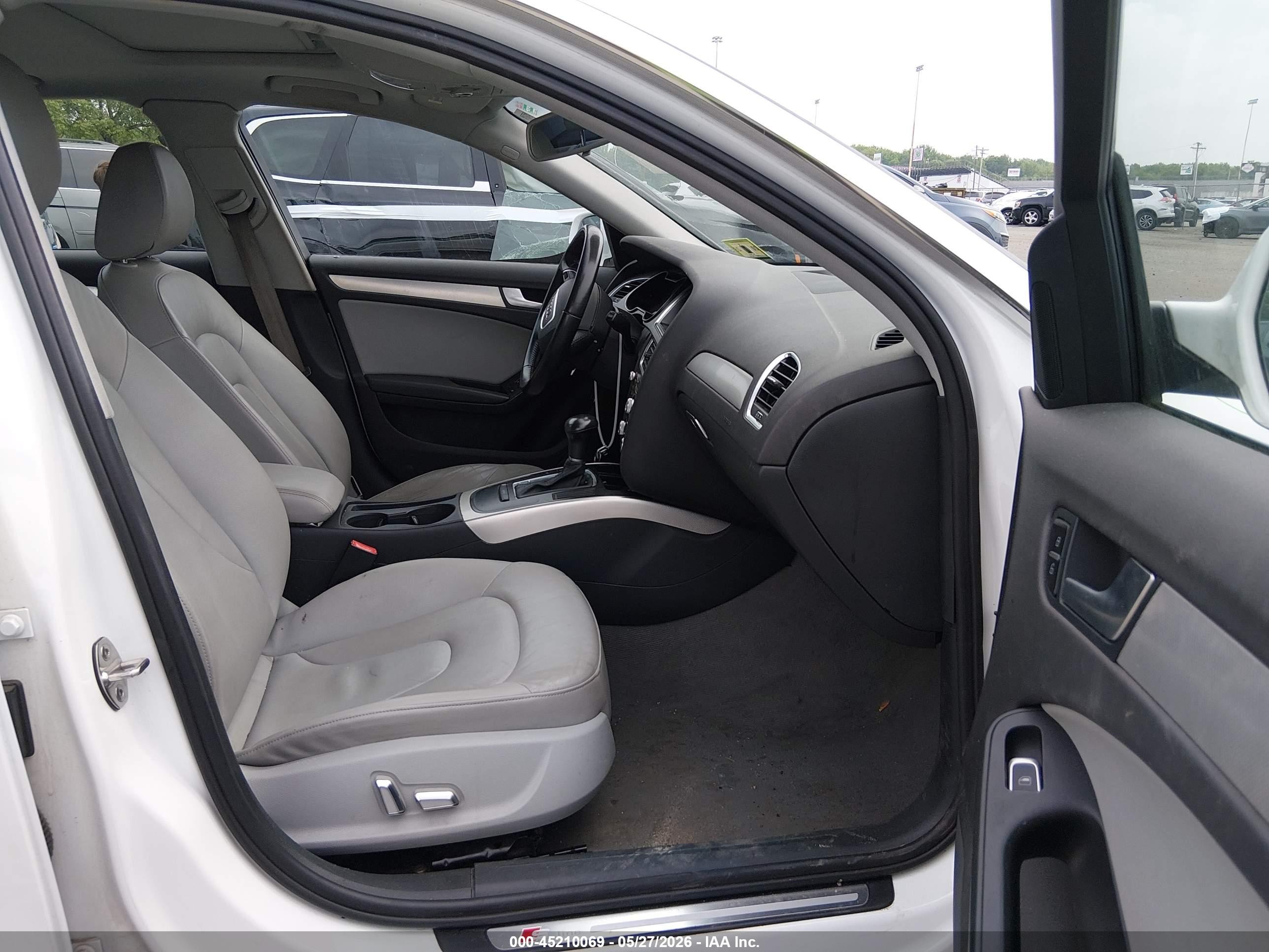 2015 Audi A4 2.0t Premium White vin: WAUAFAFL6FN005058