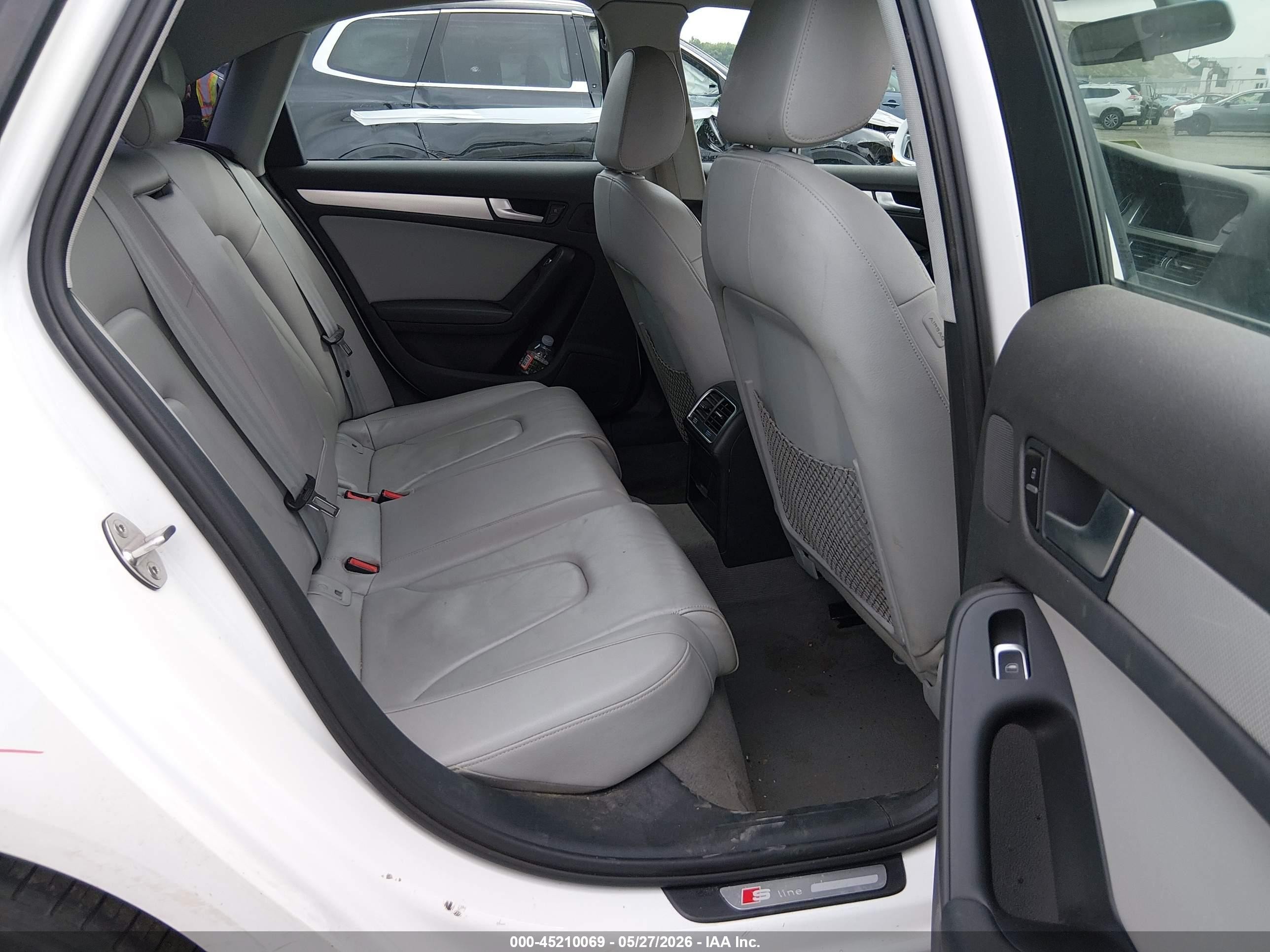 2015 Audi A4 2.0t Premium White vin: WAUAFAFL6FN005058