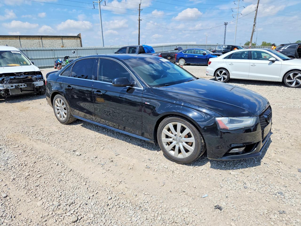 2015 Audi A4 Premium Черный vin: WAUAFAFL6FN021857