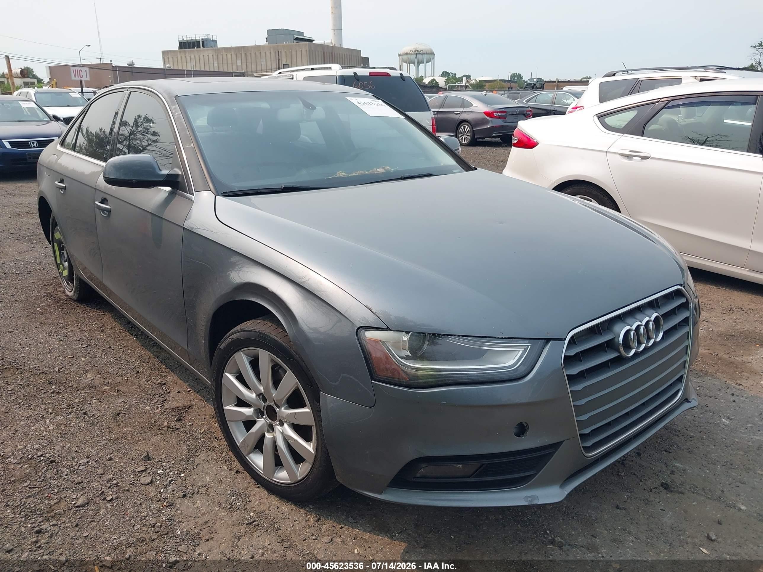 2013 Audi A4 2.0t Premium Gray vin: WAUAFAFL7DN031231