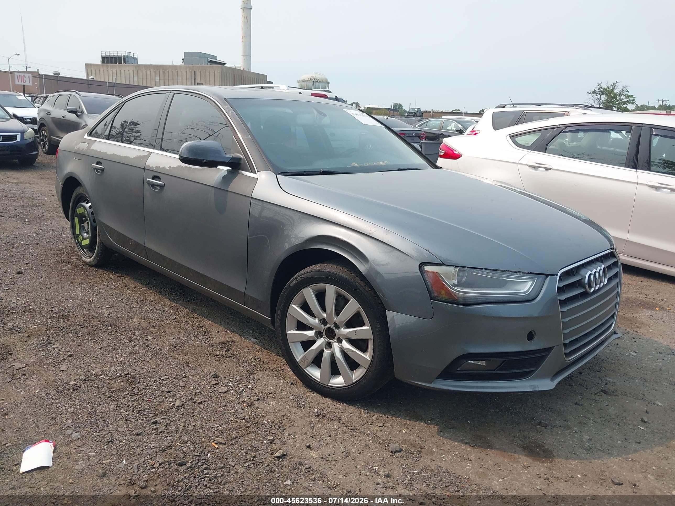 2013 Audi A4 2.0t Premium Gray vin: WAUAFAFL7DN031231