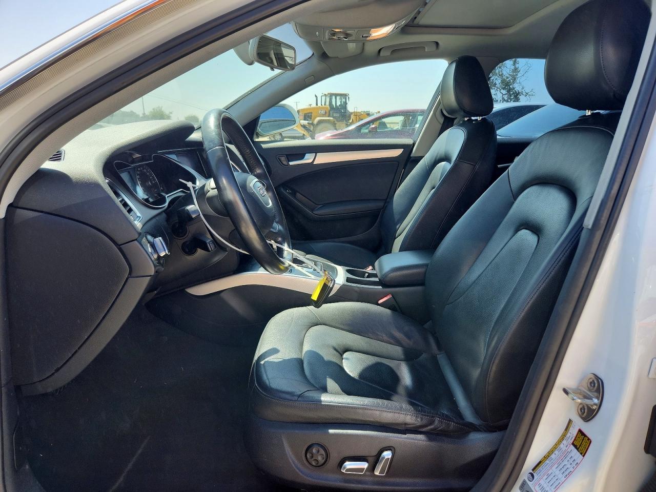 2013 Audi A4 Premium White vin: WAUAFAFL8DA160666
