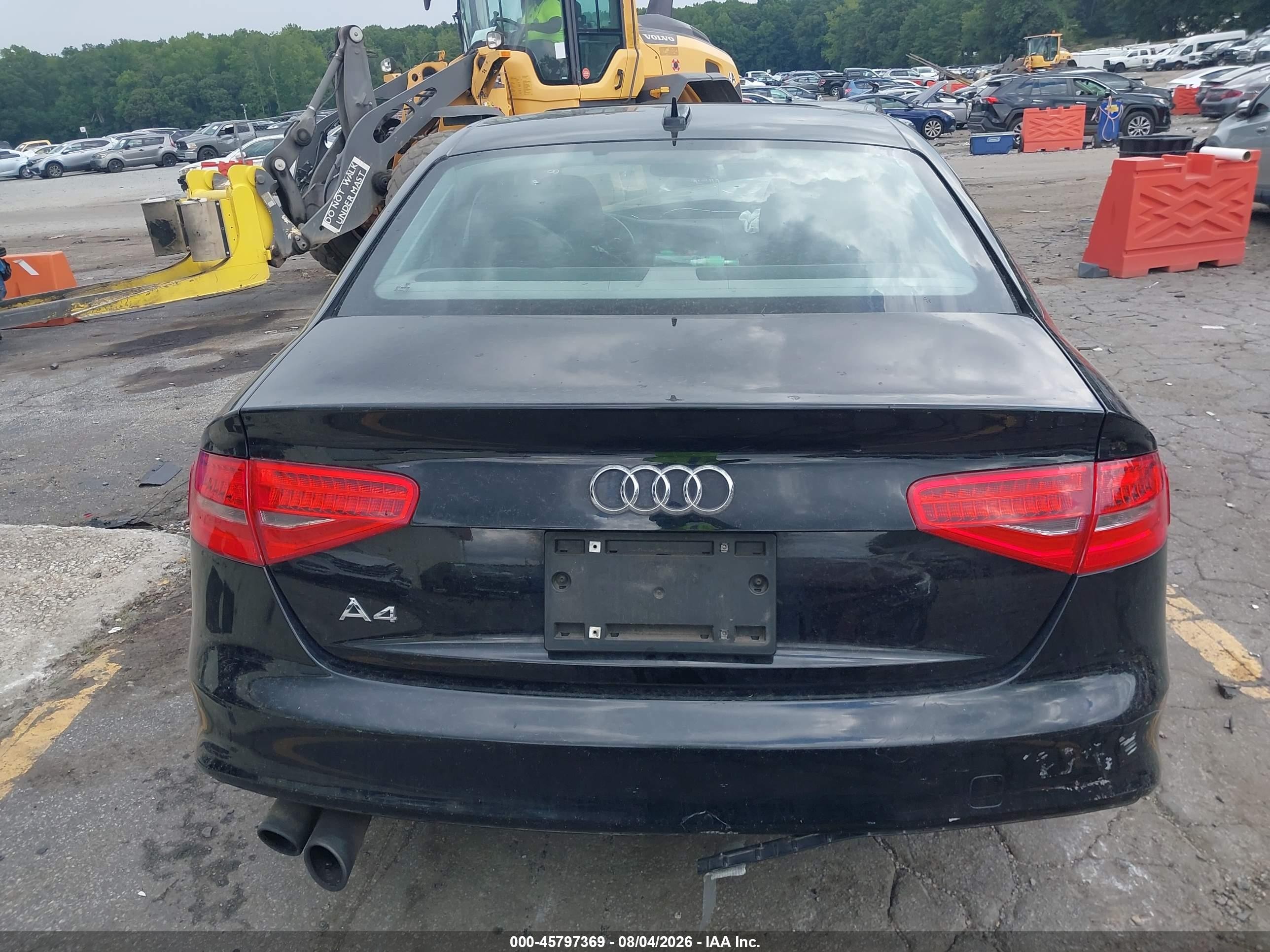 2014 Audi A4 2.0t Premium Black vin: WAUAFAFL8EN005173