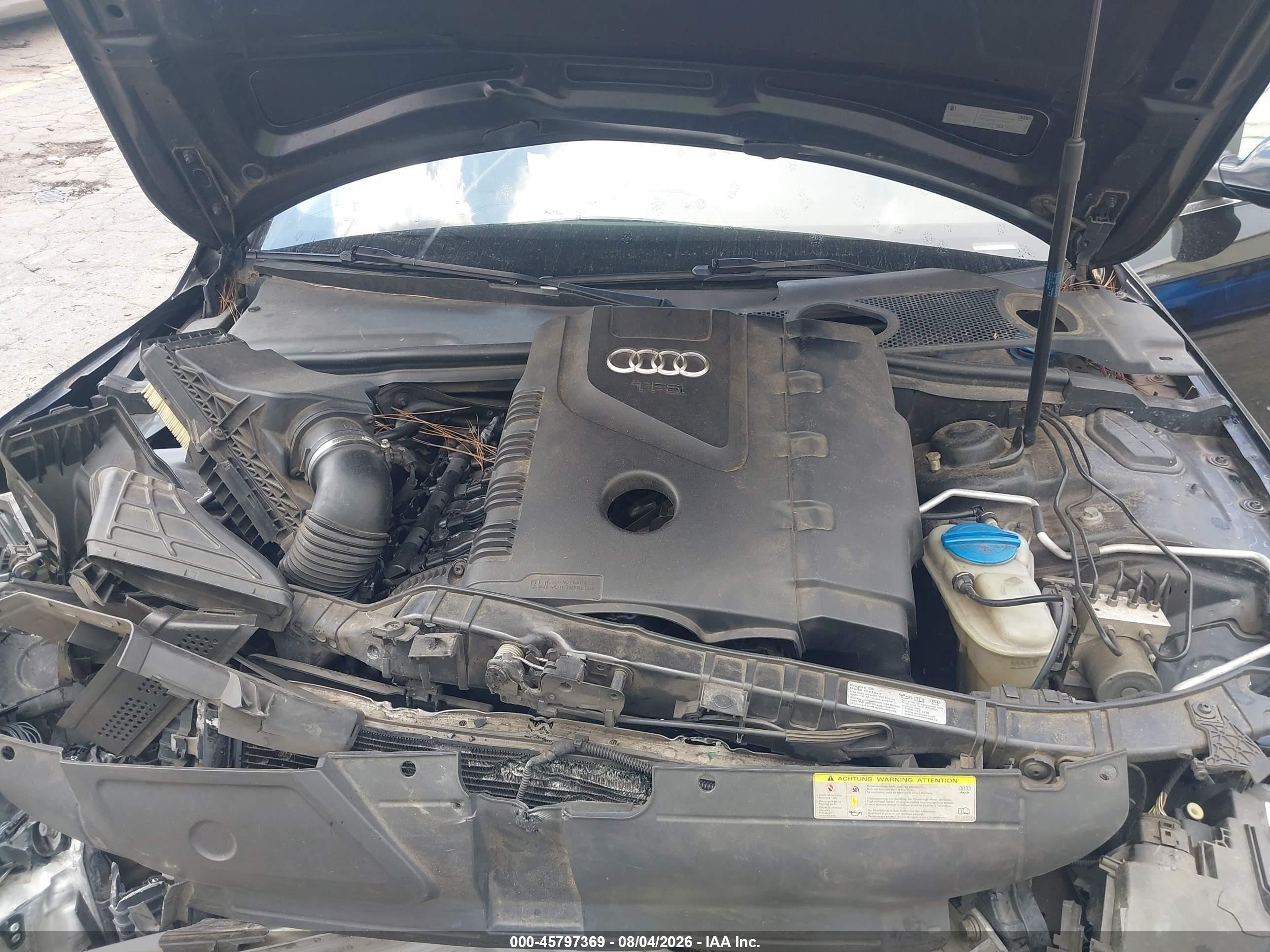 2014 Audi A4 2.0t Premium Black vin: WAUAFAFL8EN005173
