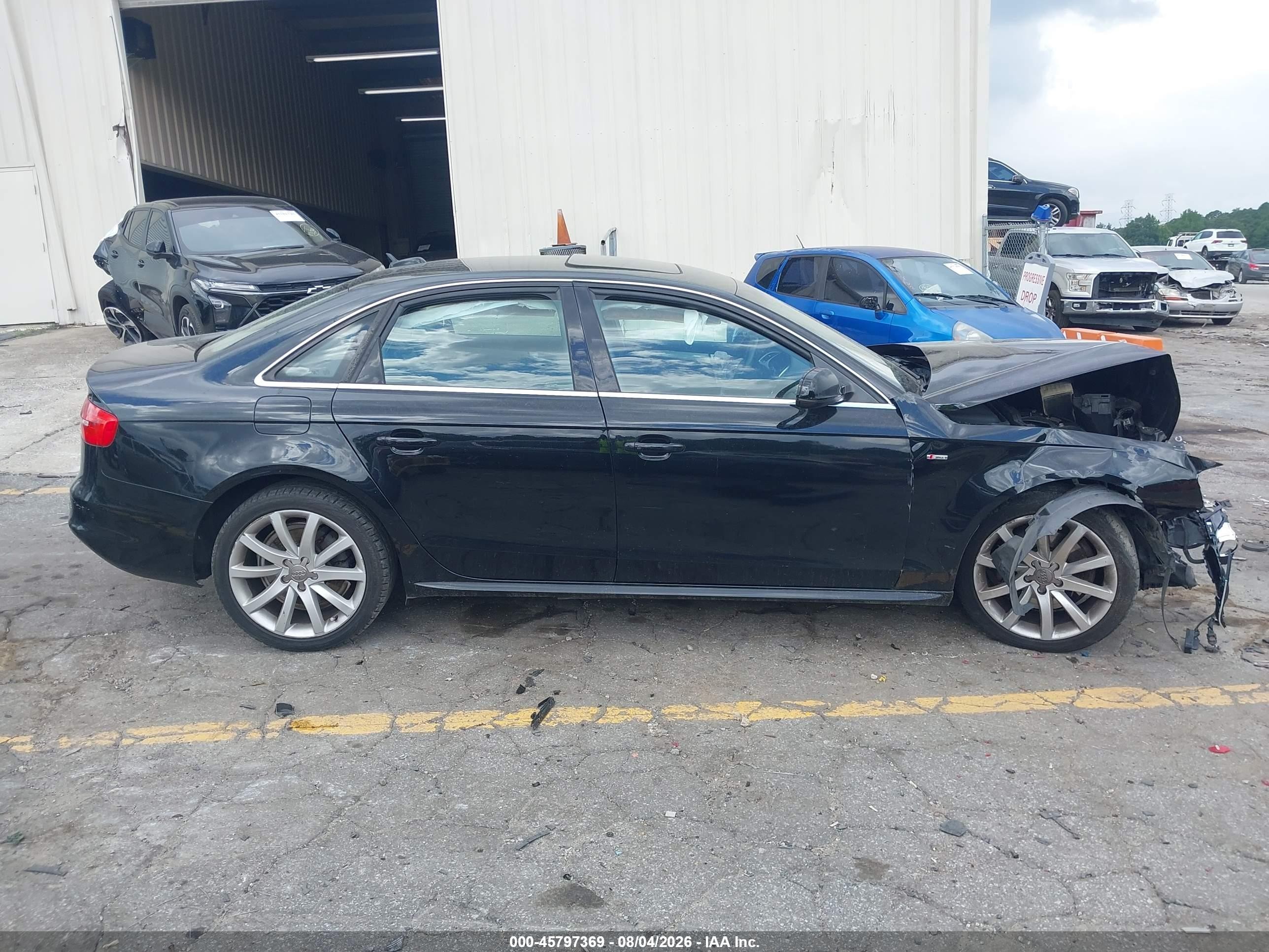 2014 Audi A4 2.0t Premium Black vin: WAUAFAFL8EN005173