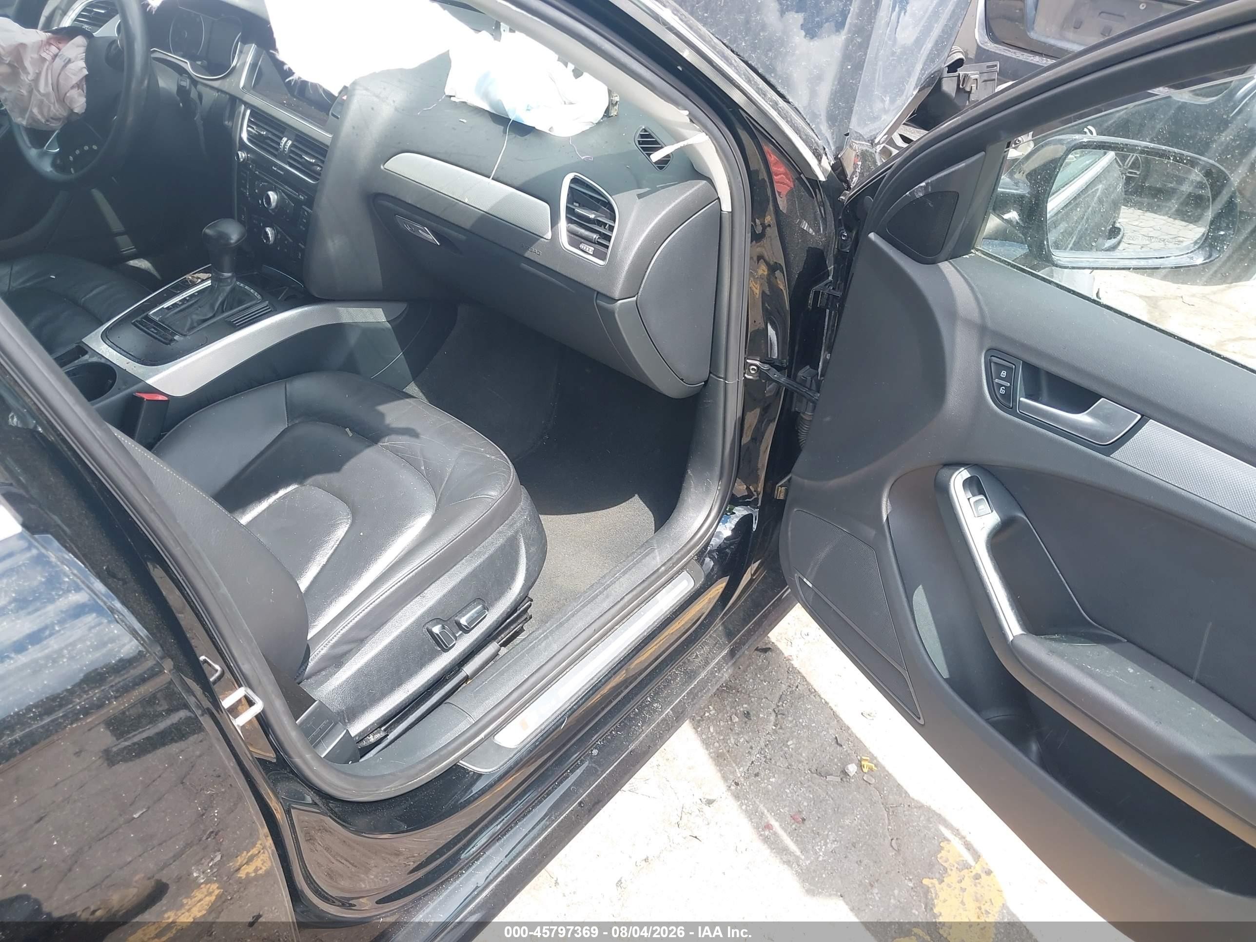 2014 Audi A4 2.0t Premium Black vin: WAUAFAFL8EN005173