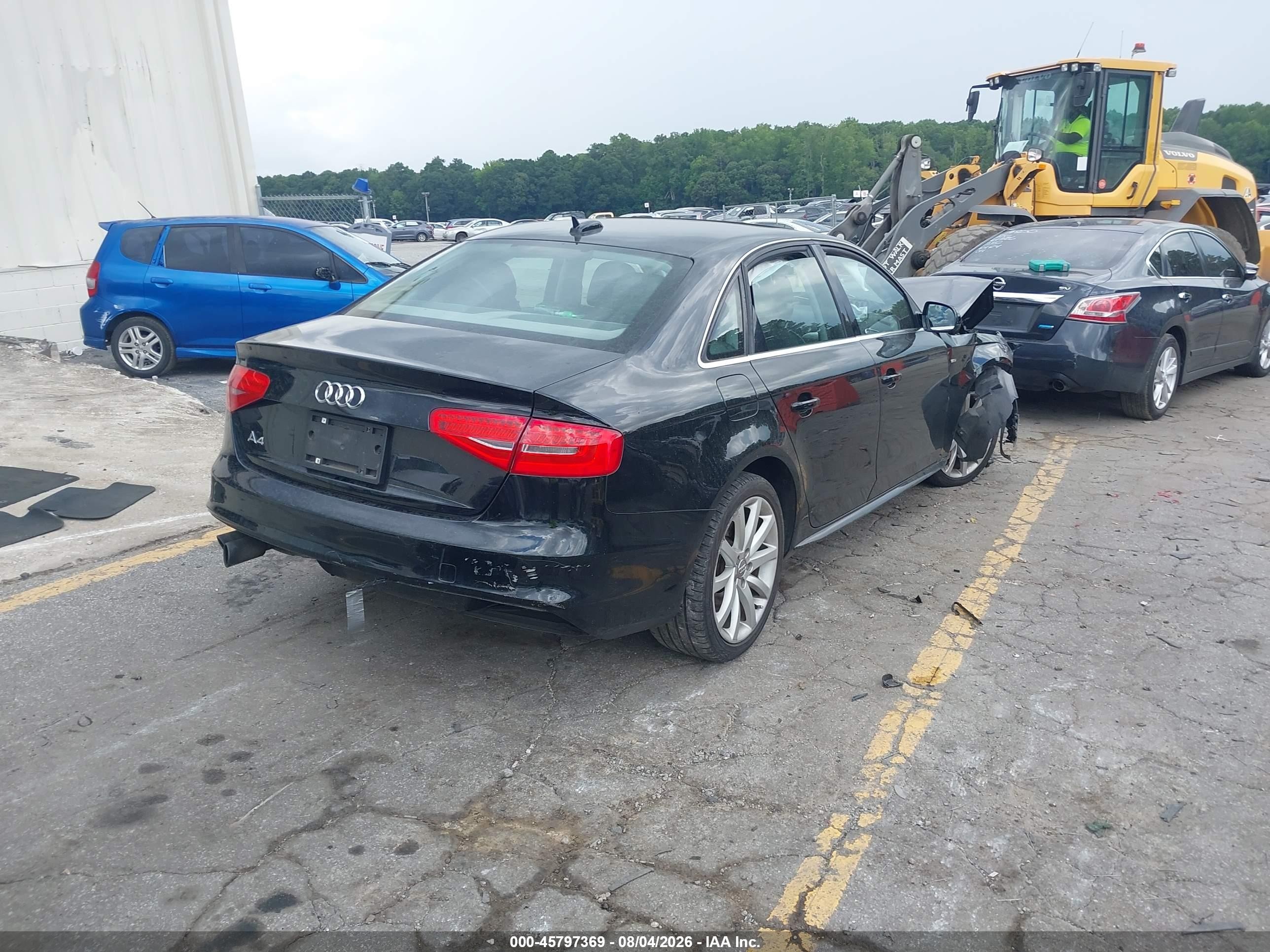 2014 Audi A4 2.0t Premium Black vin: WAUAFAFL8EN005173