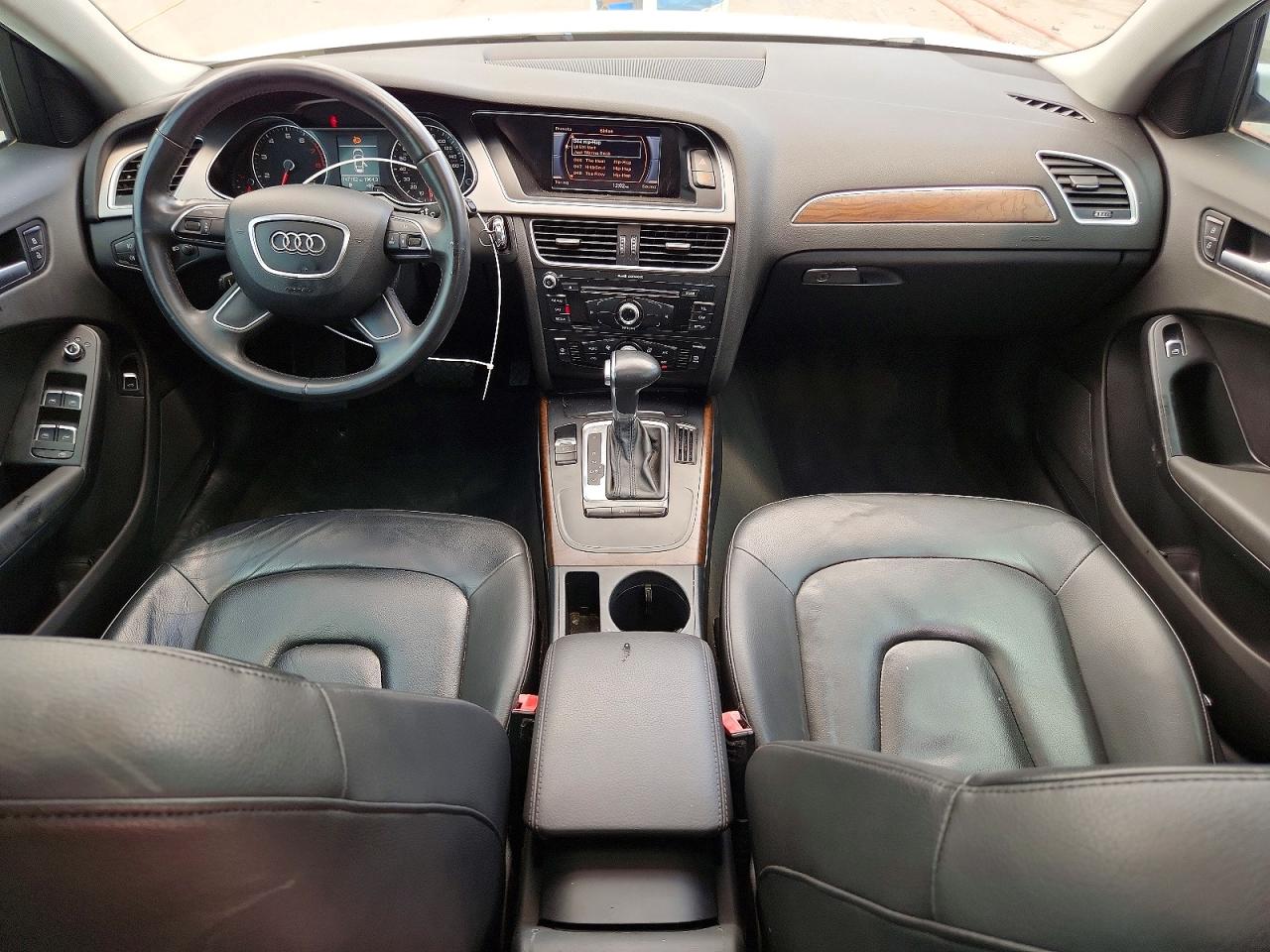 2014 Audi A4 Premium White vin: WAUAFAFL8EN039484