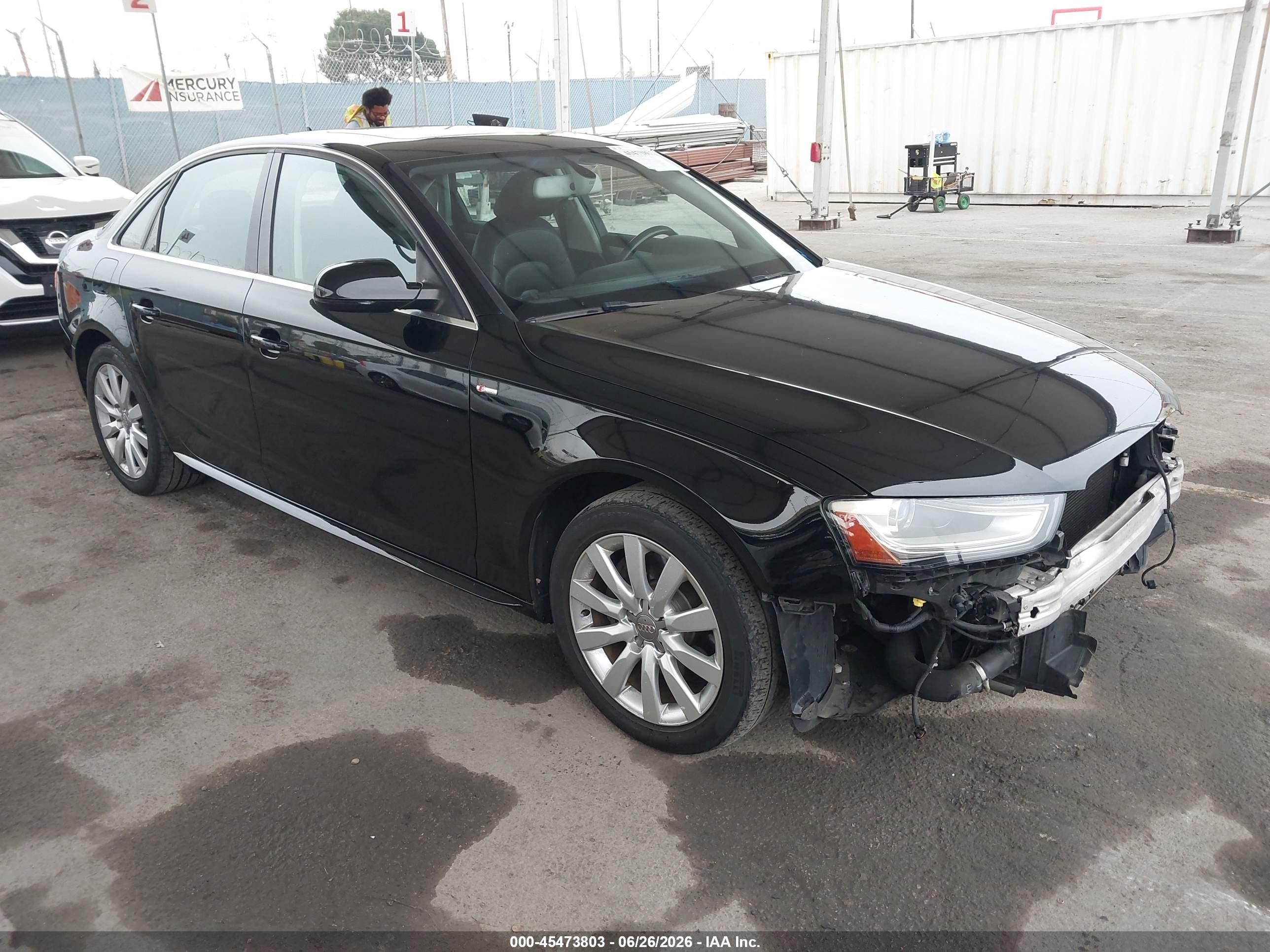 2015 Audi A4 2.0t Premium Black vin: WAUAFAFL8FN010276