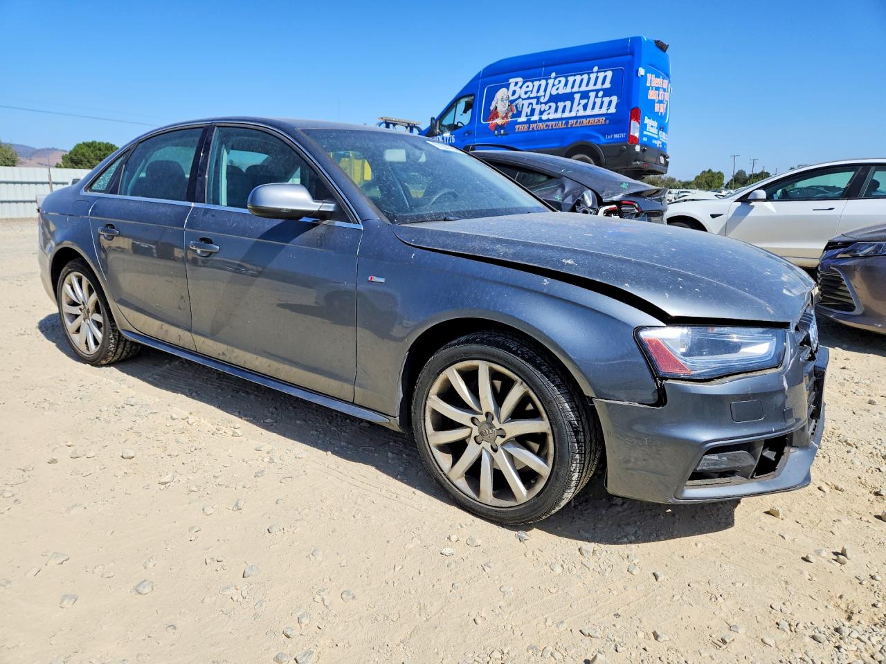 2014 Audi A4 Premium Charcoal vin: WAUAFAFL9EN045519