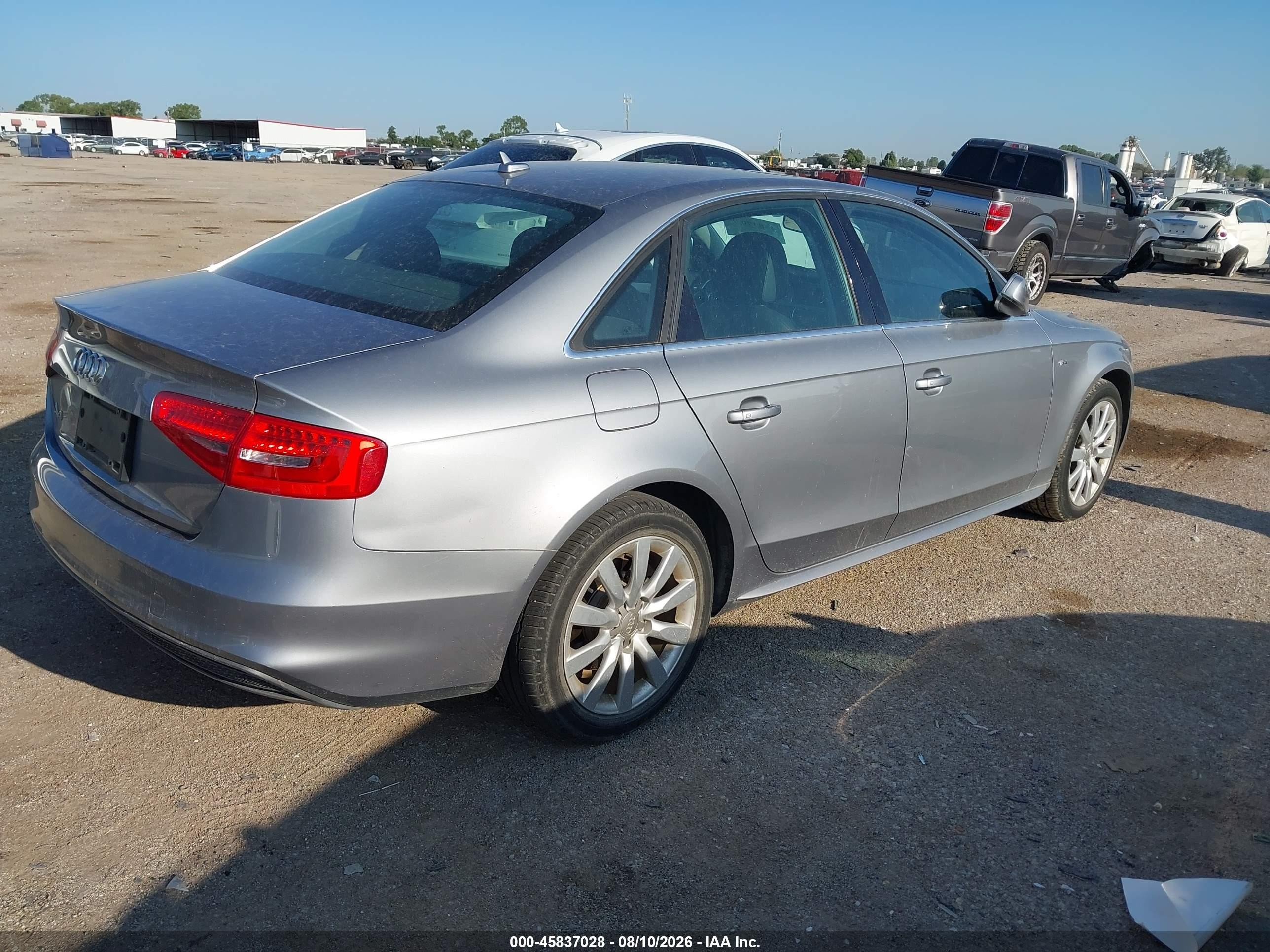 2015 Audi A4 2.0t Premium Gray vin: WAUAFAFL9FN024042