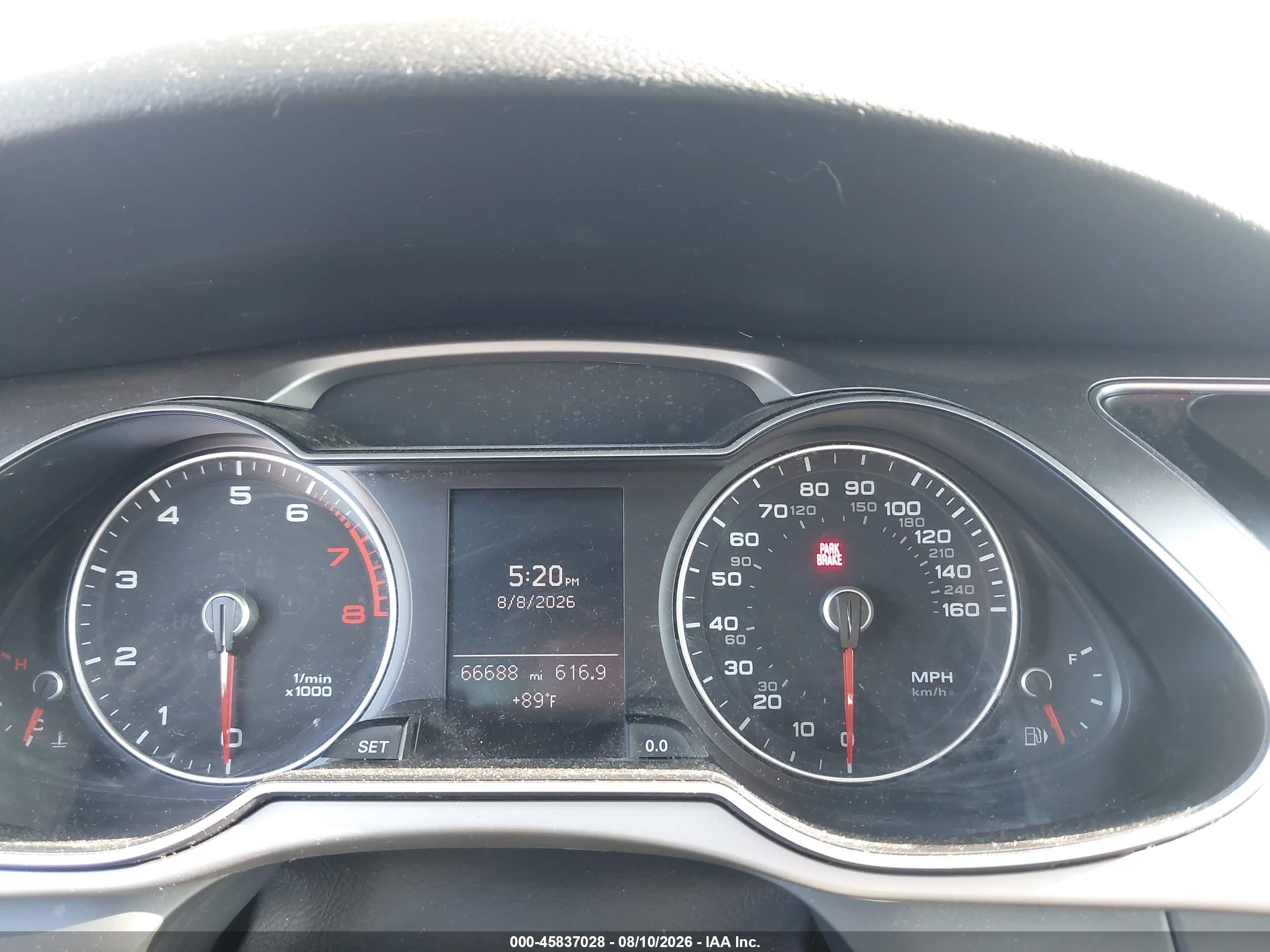 2015 Audi A4 2.0t Premium Gray vin: WAUAFAFL9FN024042