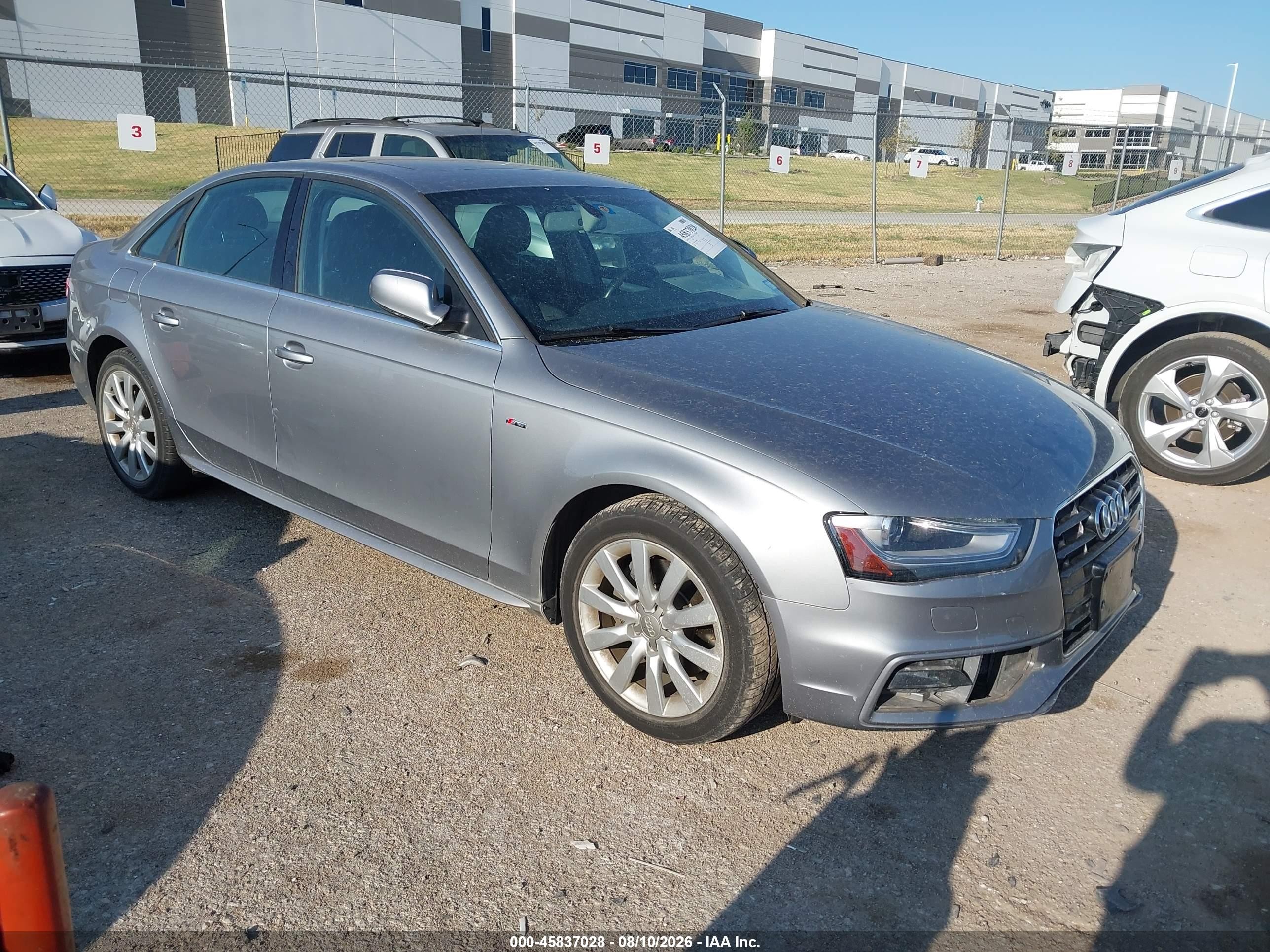2015 Audi A4 2.0t Premium Gray vin: WAUAFAFL9FN024042