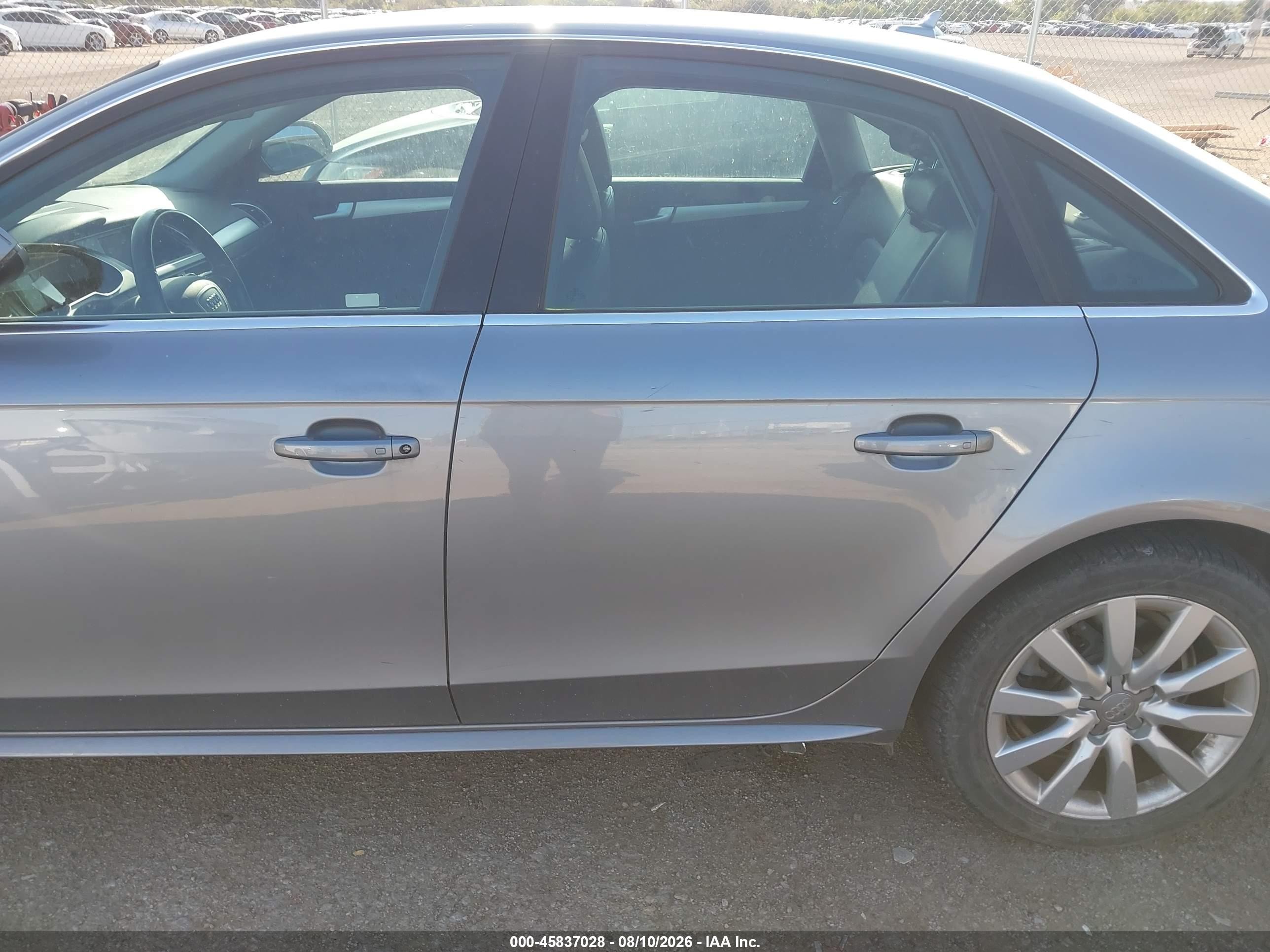 2015 Audi A4 2.0t Premium Gray vin: WAUAFAFL9FN024042