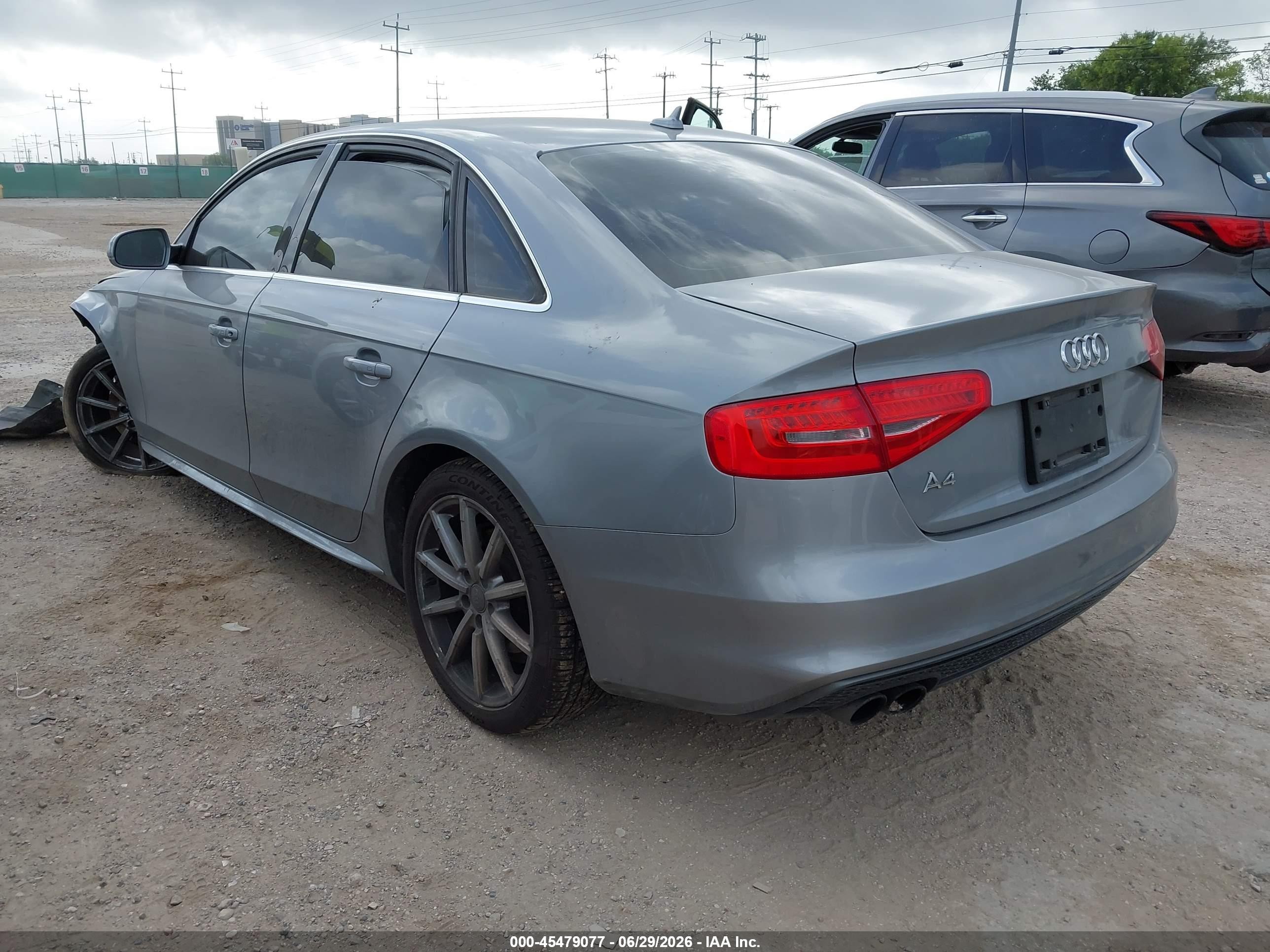 2015 Audi A4 2.0t Premium Gray vin: WAUAFAFL9FN031816
