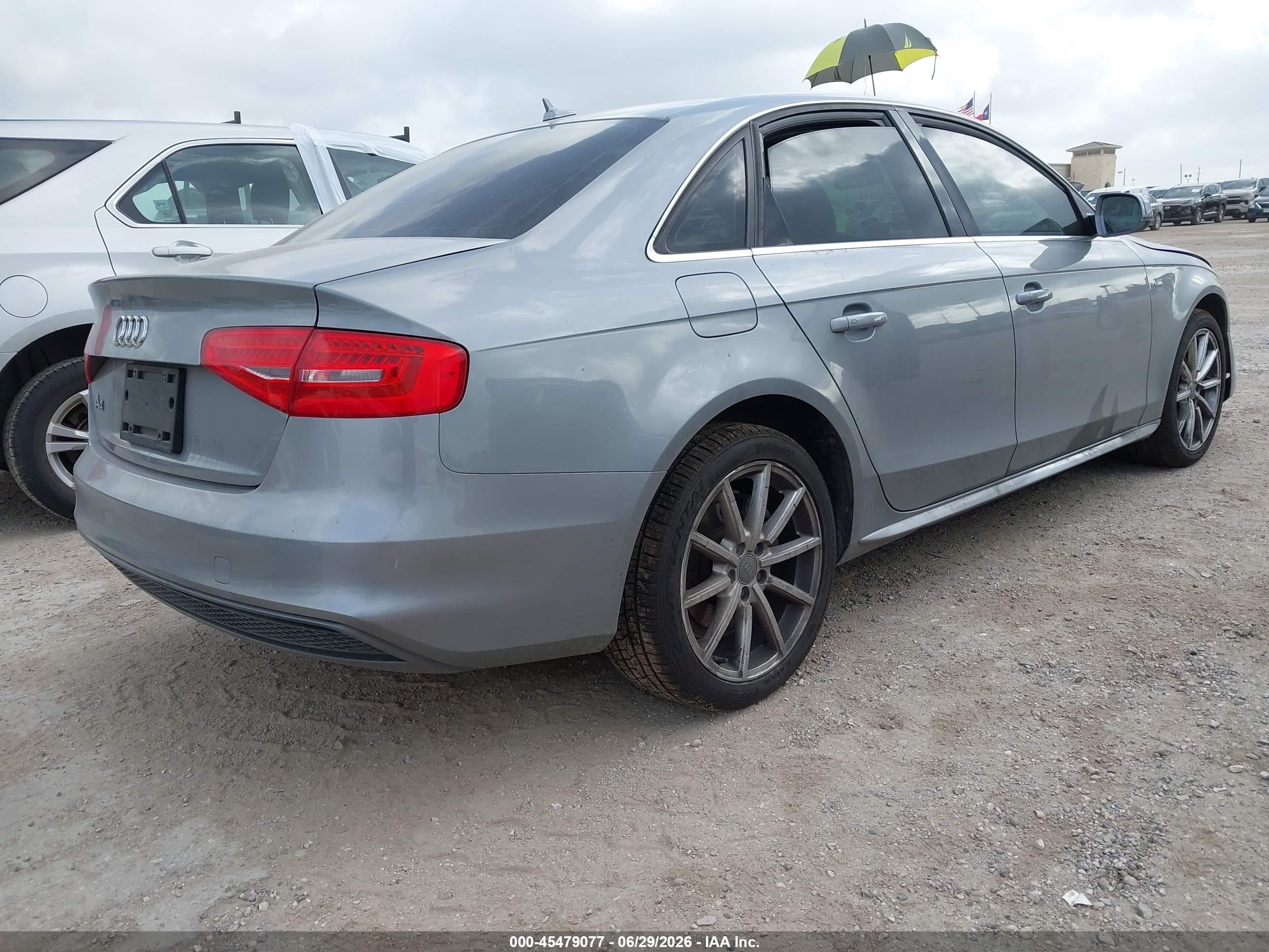 2015 Audi A4 2.0t Premium Gray vin: WAUAFAFL9FN031816