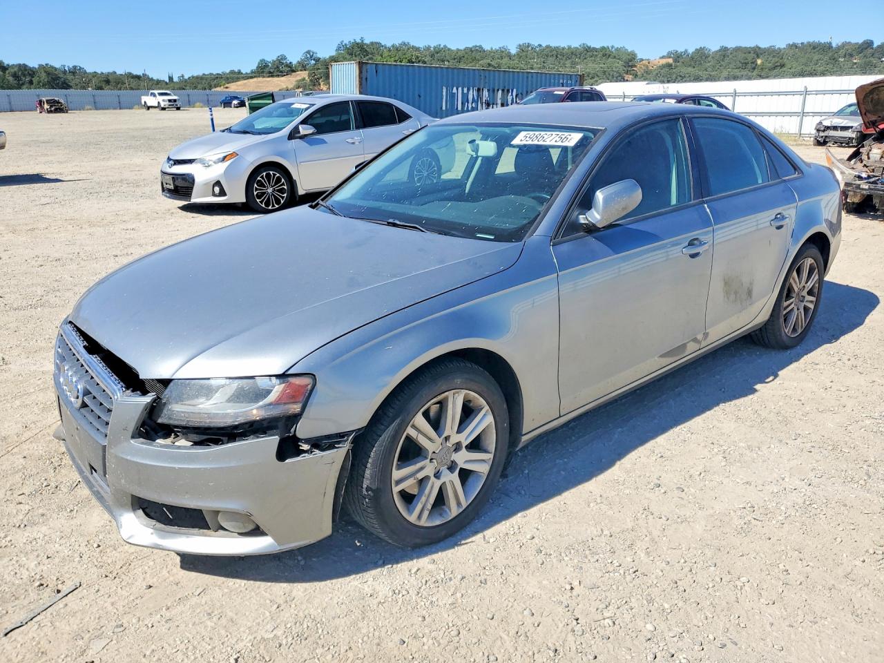 2011 Audi A4 Premium Gray vin: WAUAFAFLXBN001282