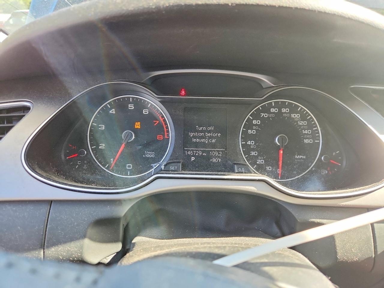 2014 Audi A4 Premium Черный vin: WAUAFAFLXEN001125