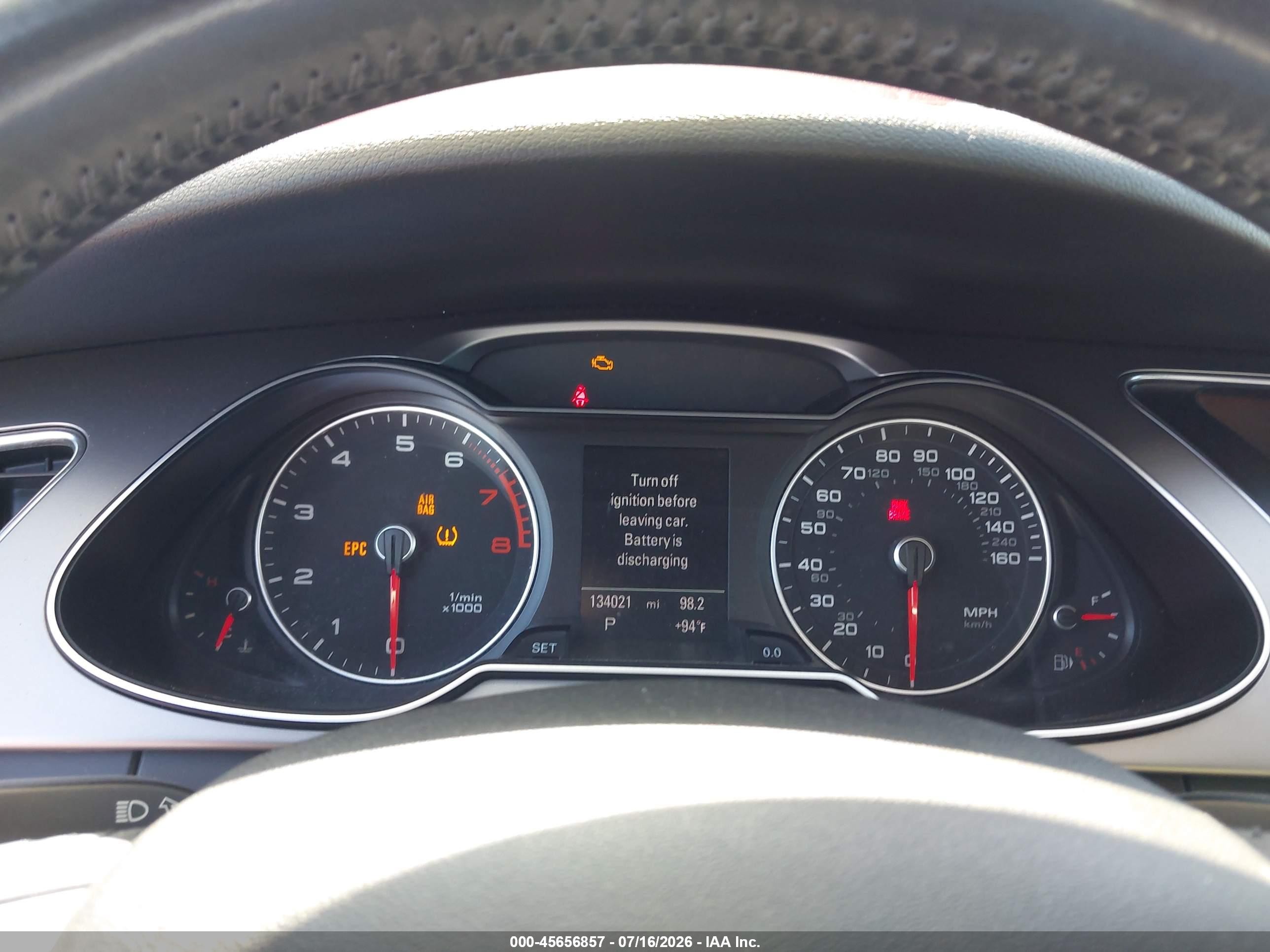 2014 Audi A4 2.0t Premium Red vin: WAUAFAFLXEN008365