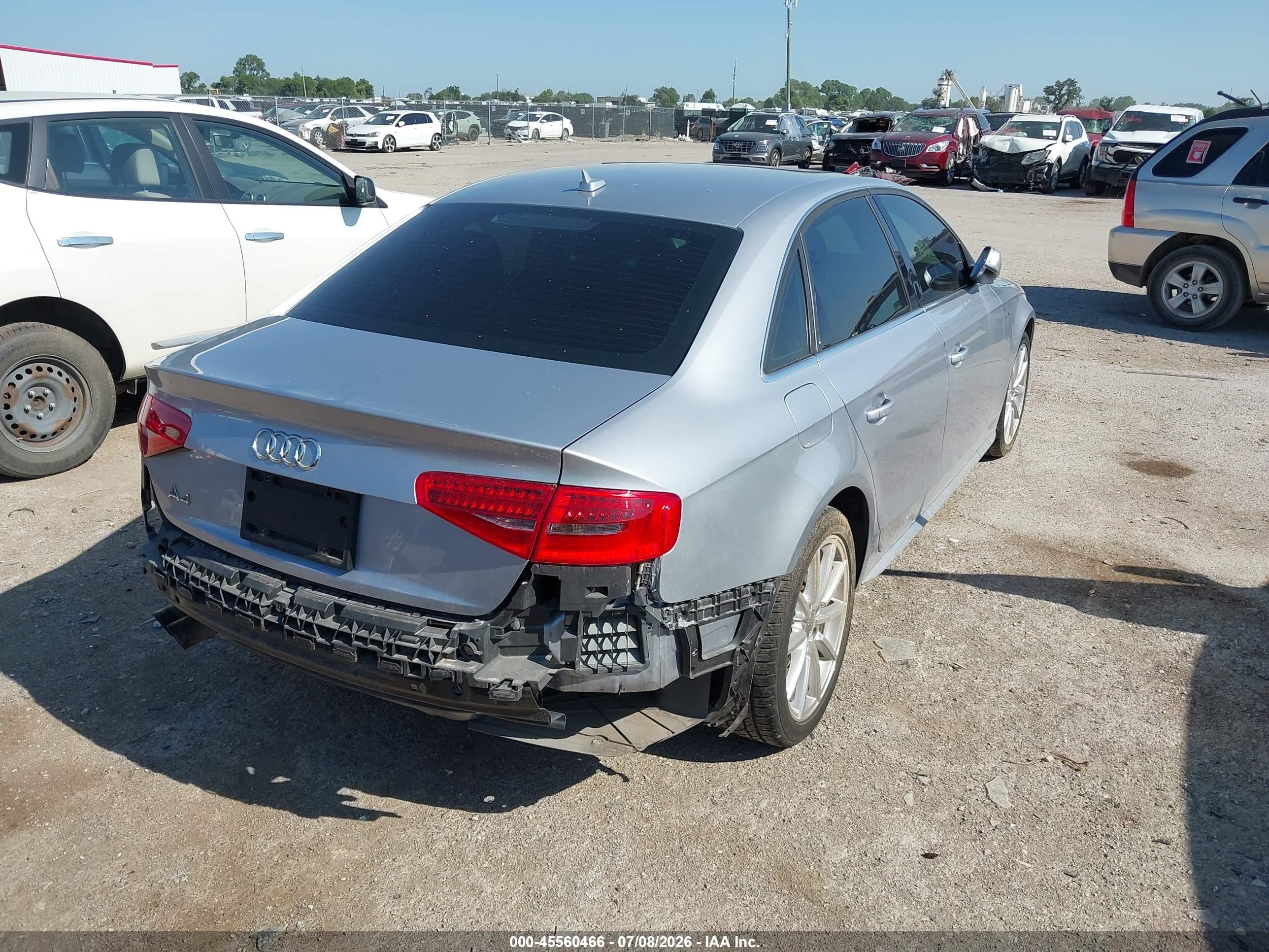 2015 Audi A4 2.0t Premium Silver vin: WAUAFAFLXFN007248
