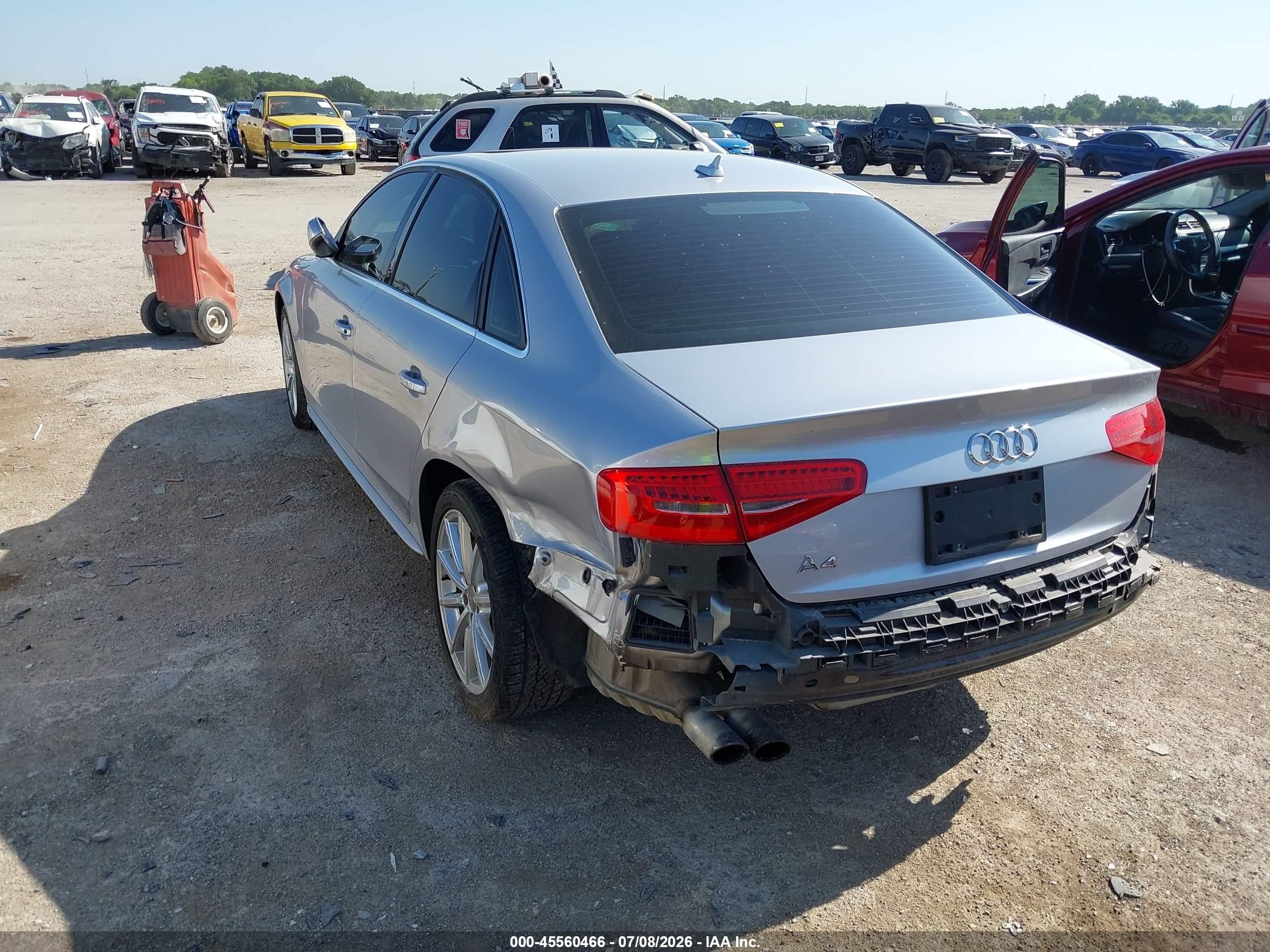 2015 Audi A4 2.0t Premium Silver vin: WAUAFAFLXFN007248