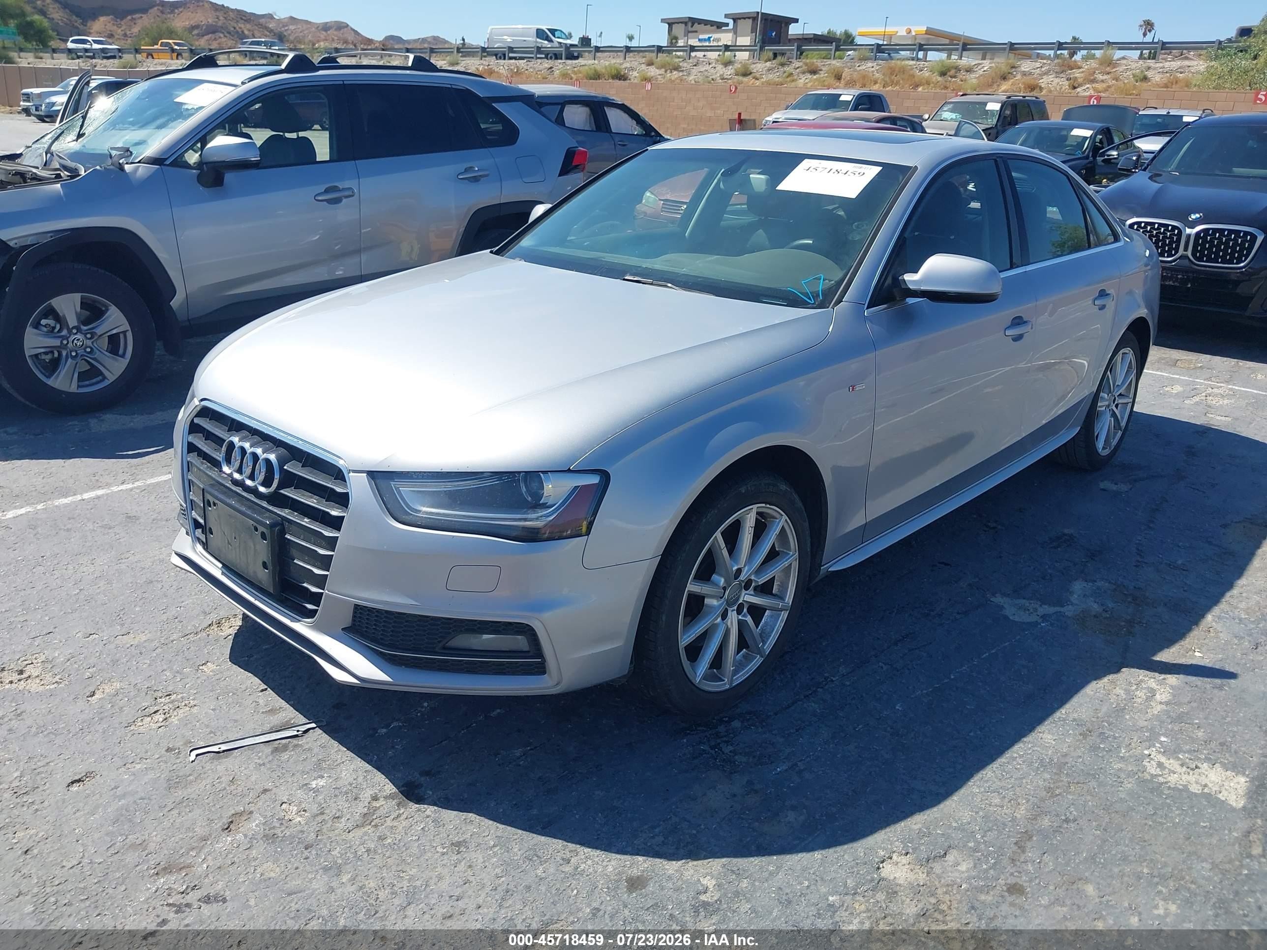 2015 Audi A4 2.0t Premium Silver vin: WAUAFAFLXFN018458