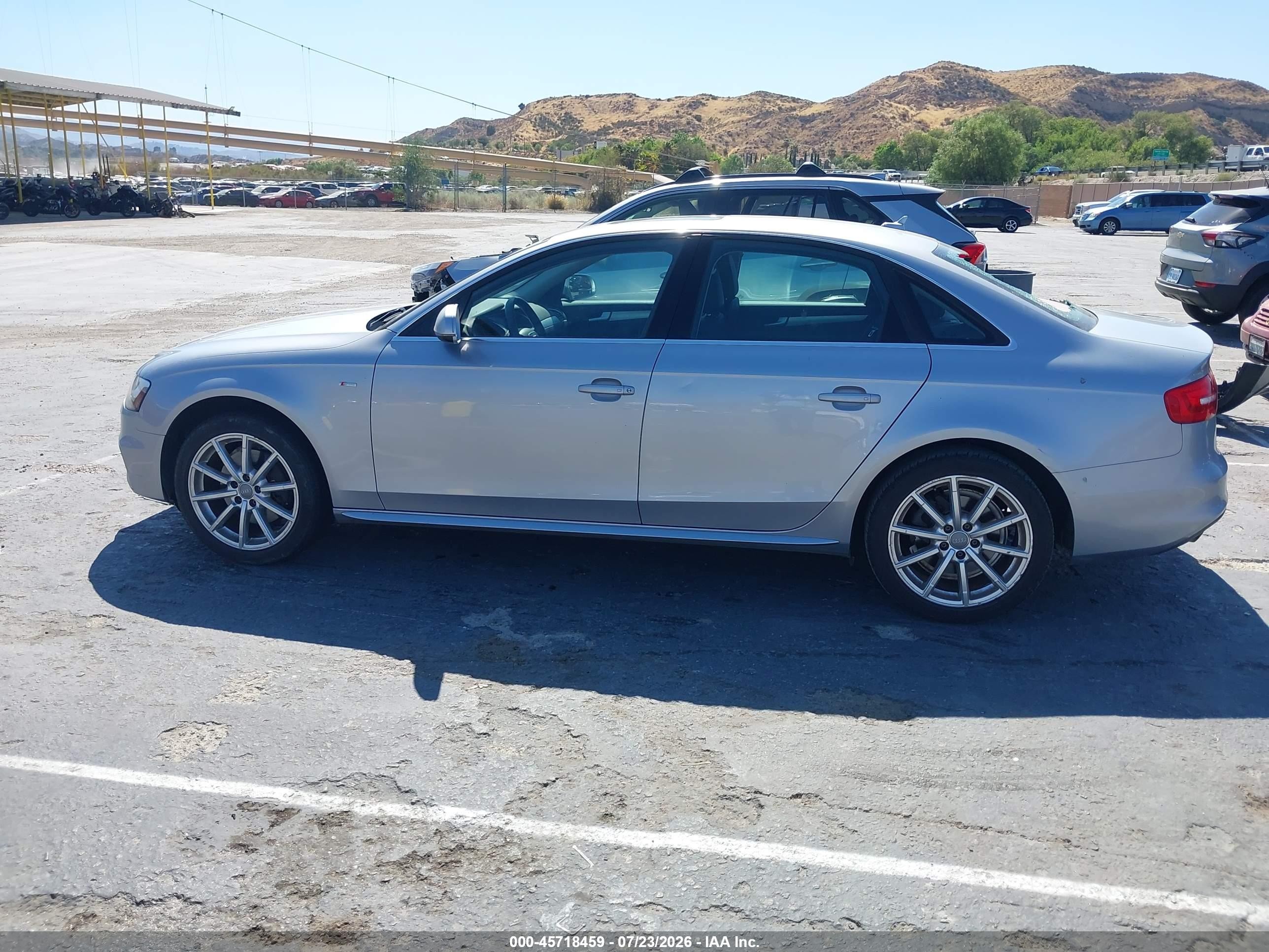2015 Audi A4 2.0t Premium Silver vin: WAUAFAFLXFN018458