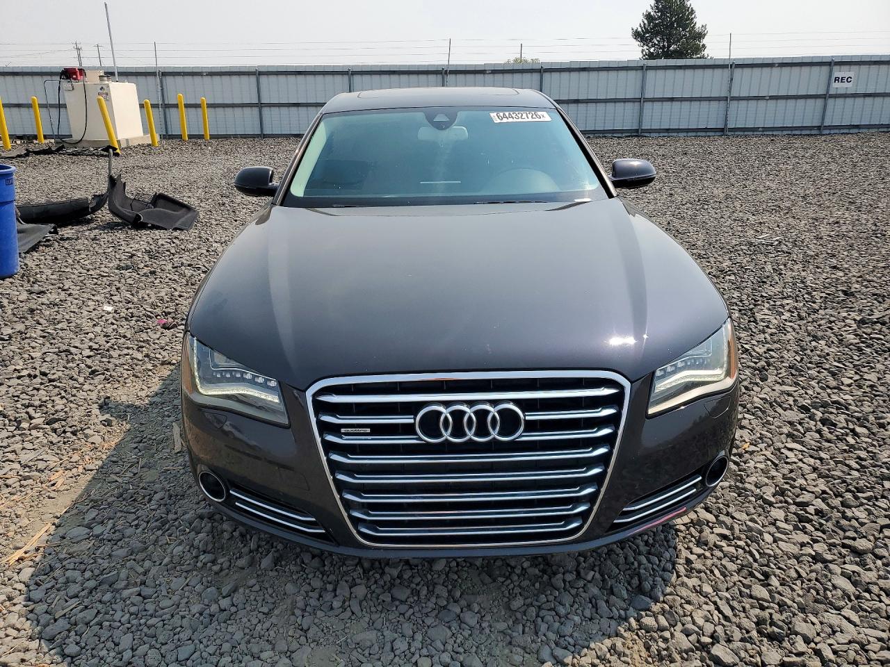 2013 Audi A8 Quattro Charcoal vin: WAUAGAFD0DN005754