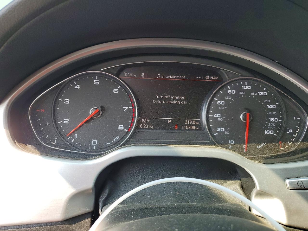 2013 Audi A8 Quattro Charcoal vin: WAUAGAFD0DN005754
