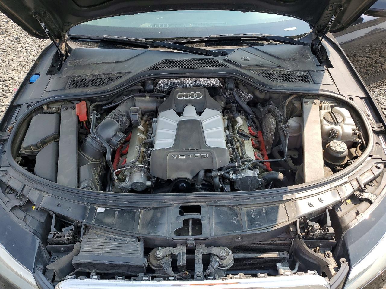 2013 Audi A8 Quattro Charcoal vin: WAUAGAFD0DN005754