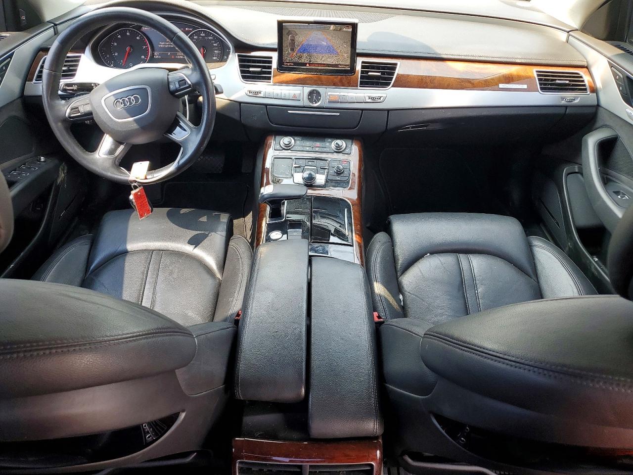 2013 Audi A8 Quattro Charcoal vin: WAUAGAFD0DN005754