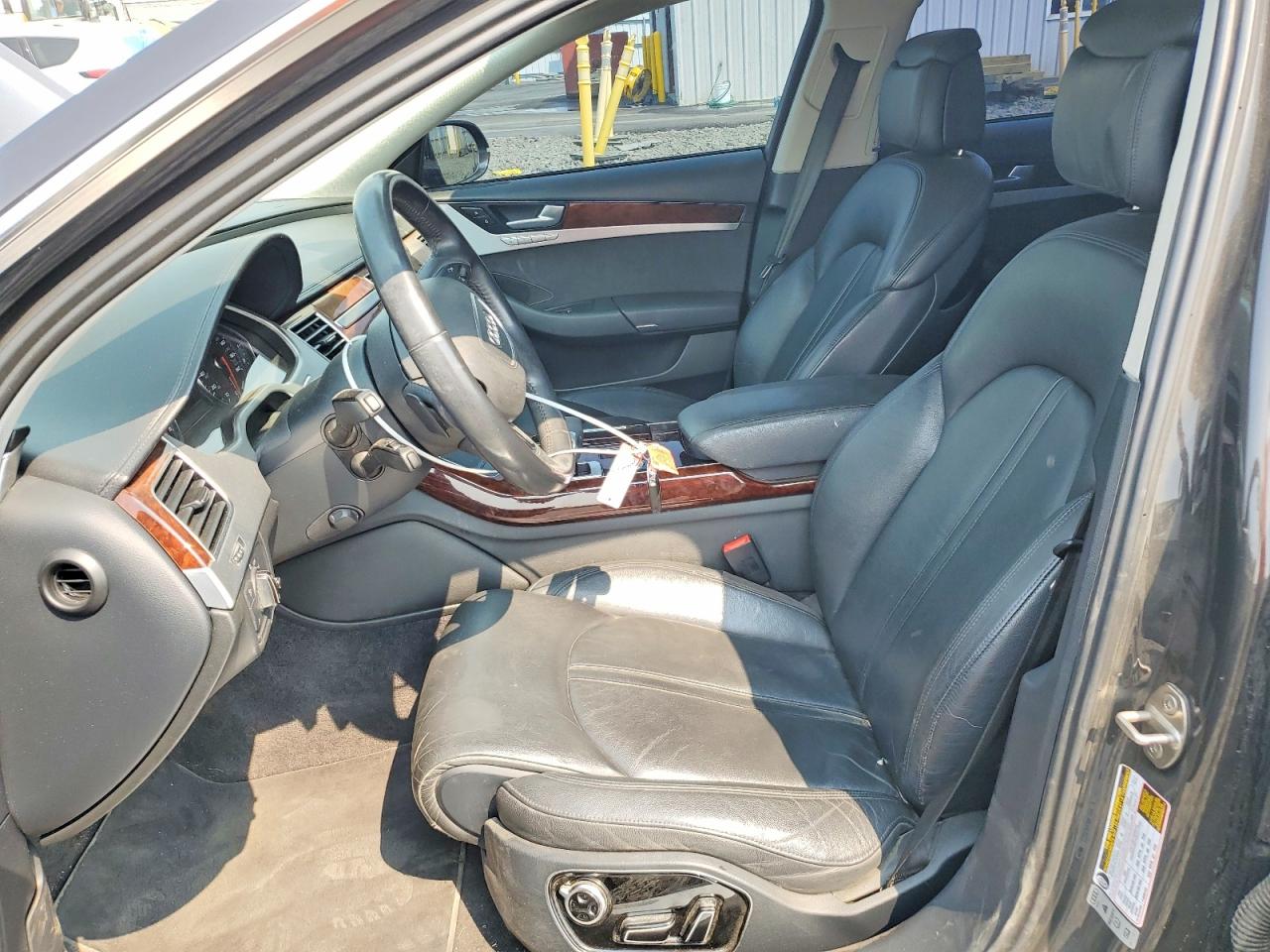 2013 Audi A8 Quattro Charcoal vin: WAUAGAFD0DN005754