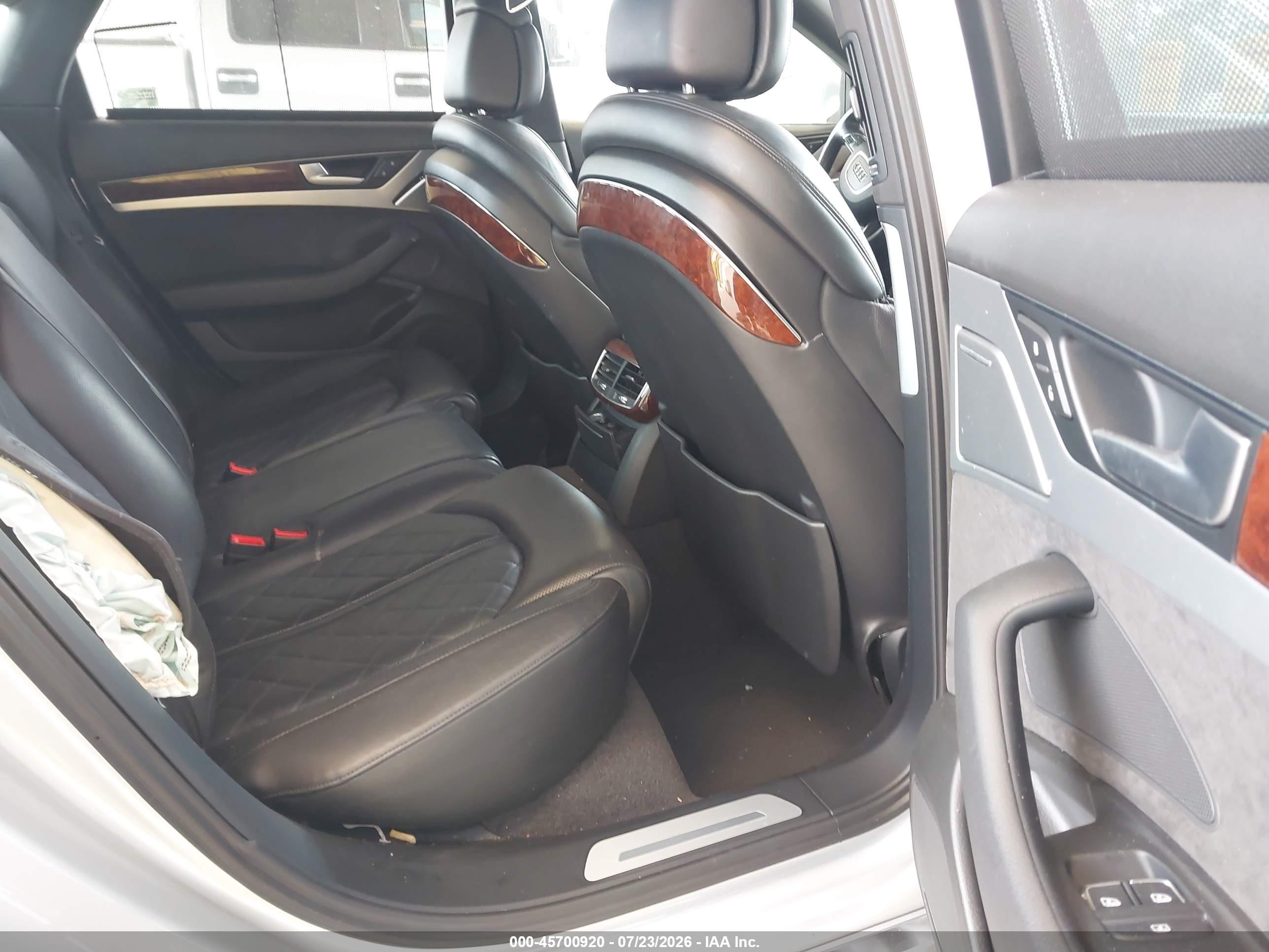 2013 Audi A8 3.0t Silver vin: WAUAGAFD1DN006511