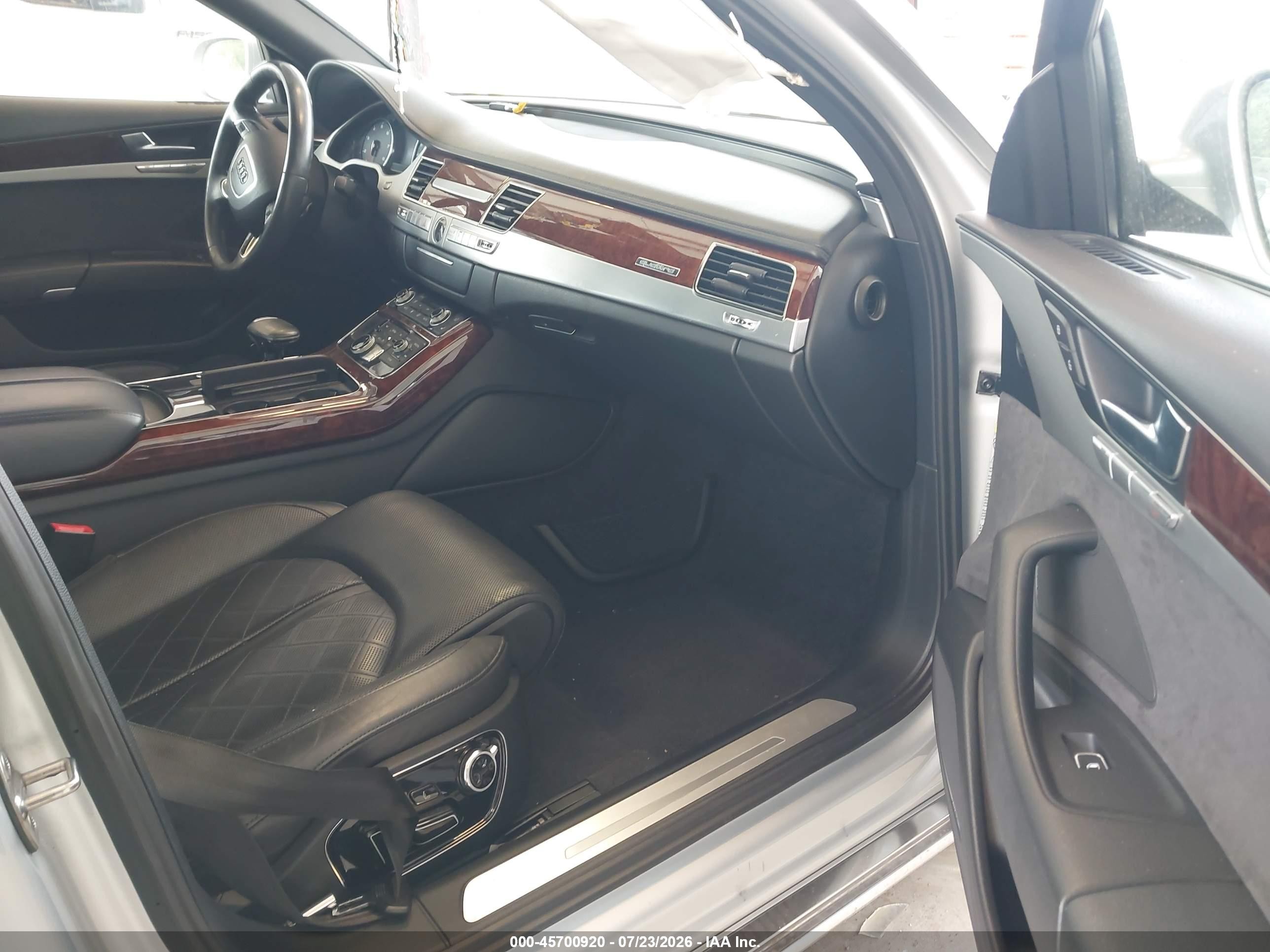 2013 Audi A8 3.0t Silver vin: WAUAGAFD1DN006511