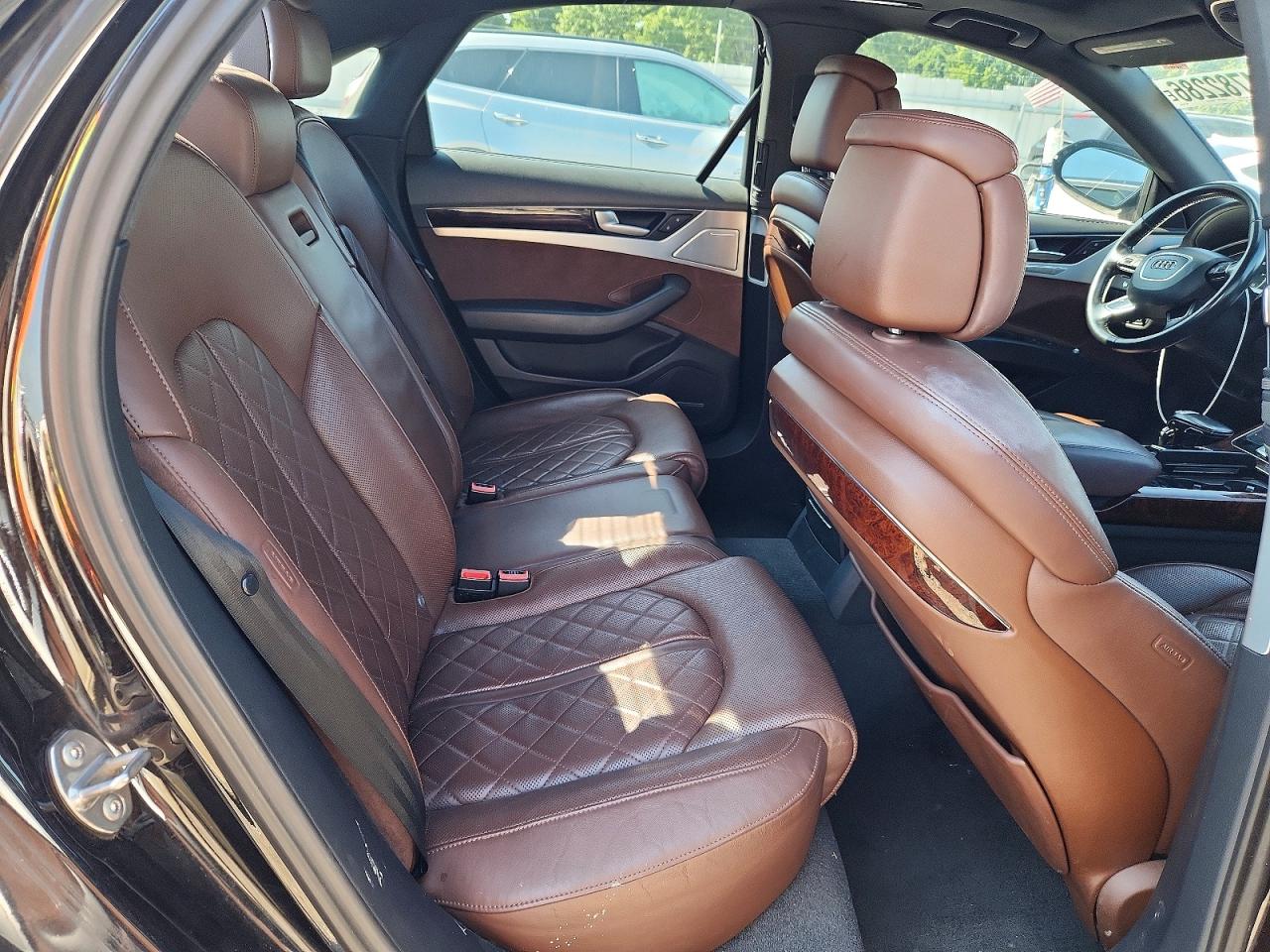 2013 Audi A8 Quattro Black vin: WAUAGAFD8DN001404