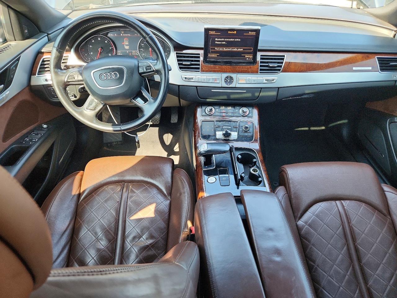 2013 Audi A8 Quattro Black vin: WAUAGAFD8DN001404