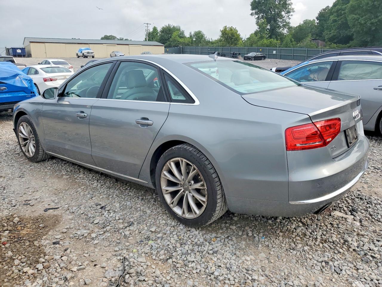 2013 Audi A8 Quattro Gray vin: WAUAGAFD9DN008250