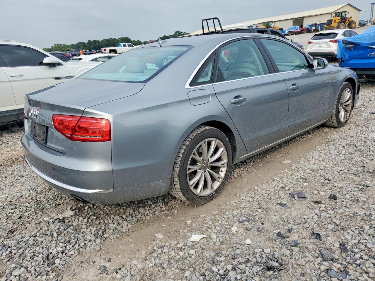2013 Audi A8 Quattro Gray vin: WAUAGAFD9DN008250