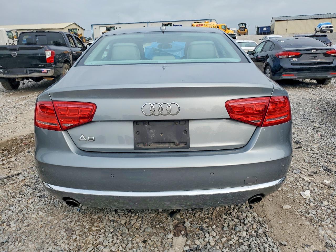 2013 Audi A8 Quattro Gray vin: WAUAGAFD9DN008250