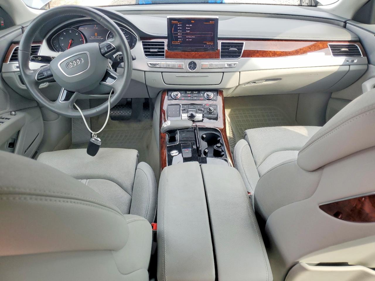 2013 Audi A8 Quattro Gray vin: WAUAGAFD9DN008250
