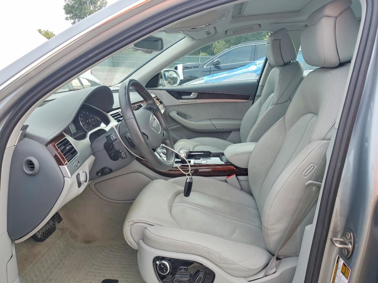 2013 Audi A8 Quattro Gray vin: WAUAGAFD9DN008250