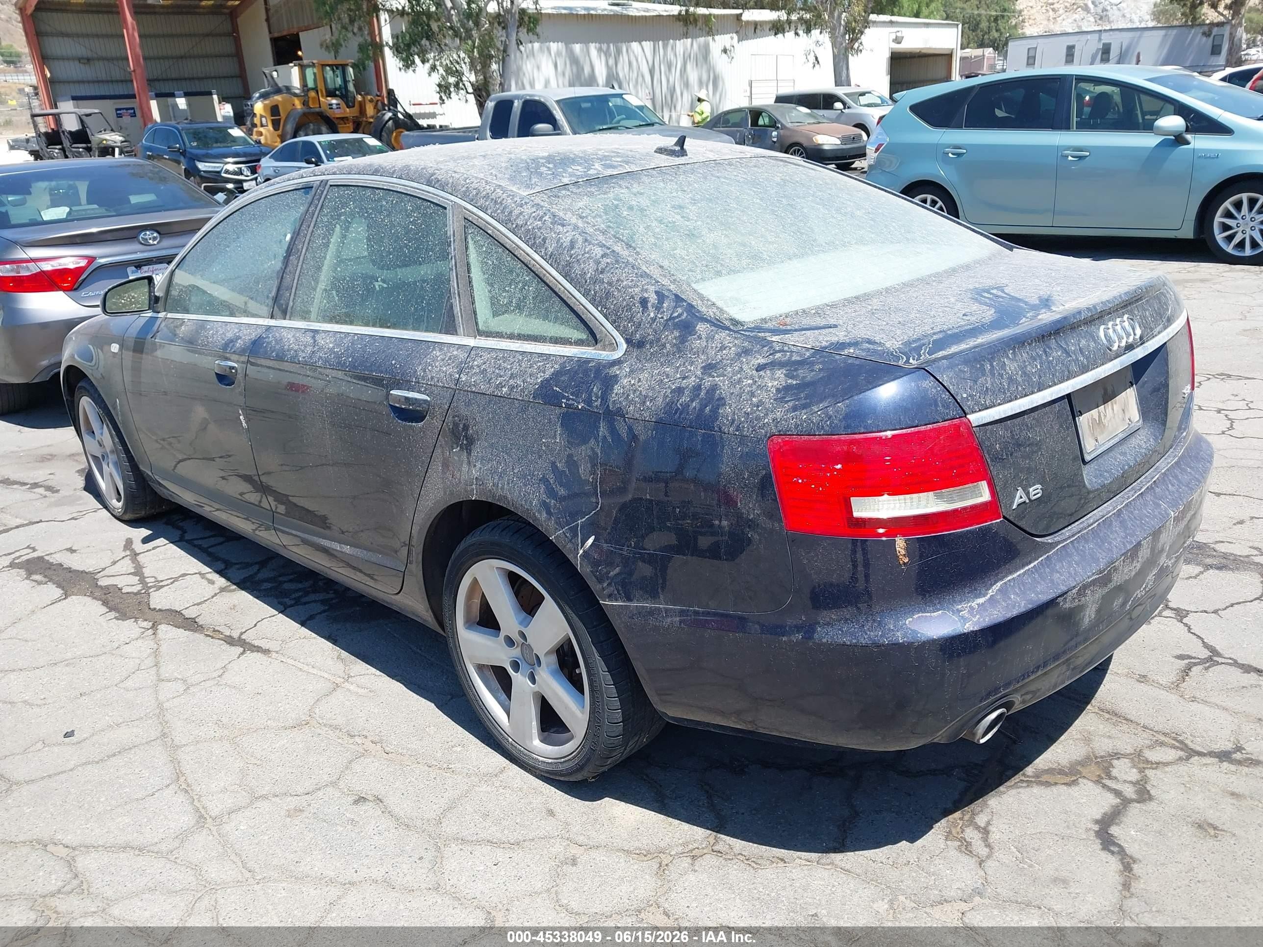 2008 Audi A6 3.2 Blue vin: WAUAH74F18N177978