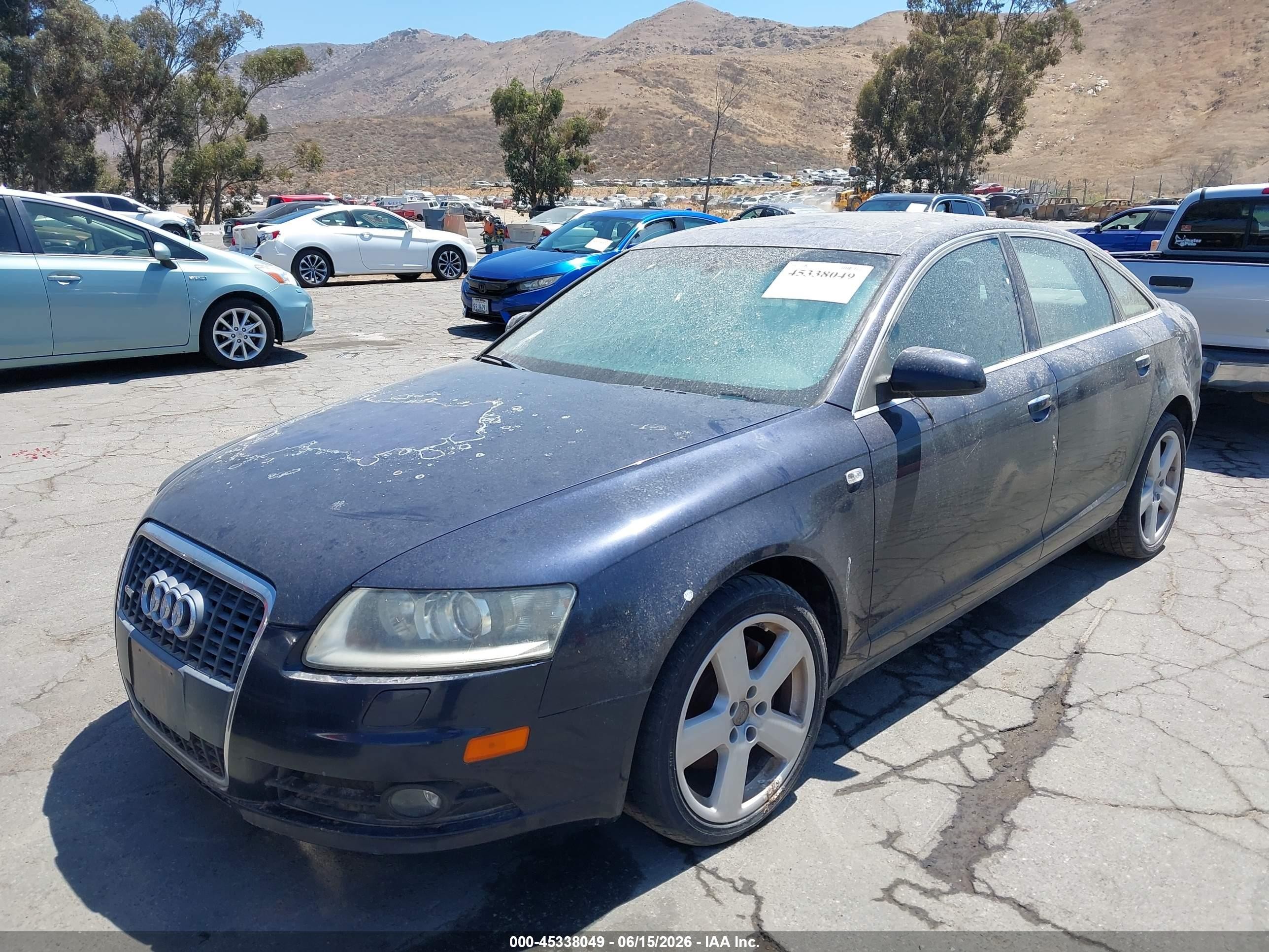 2008 Audi A6 3.2 Blue vin: WAUAH74F18N177978
