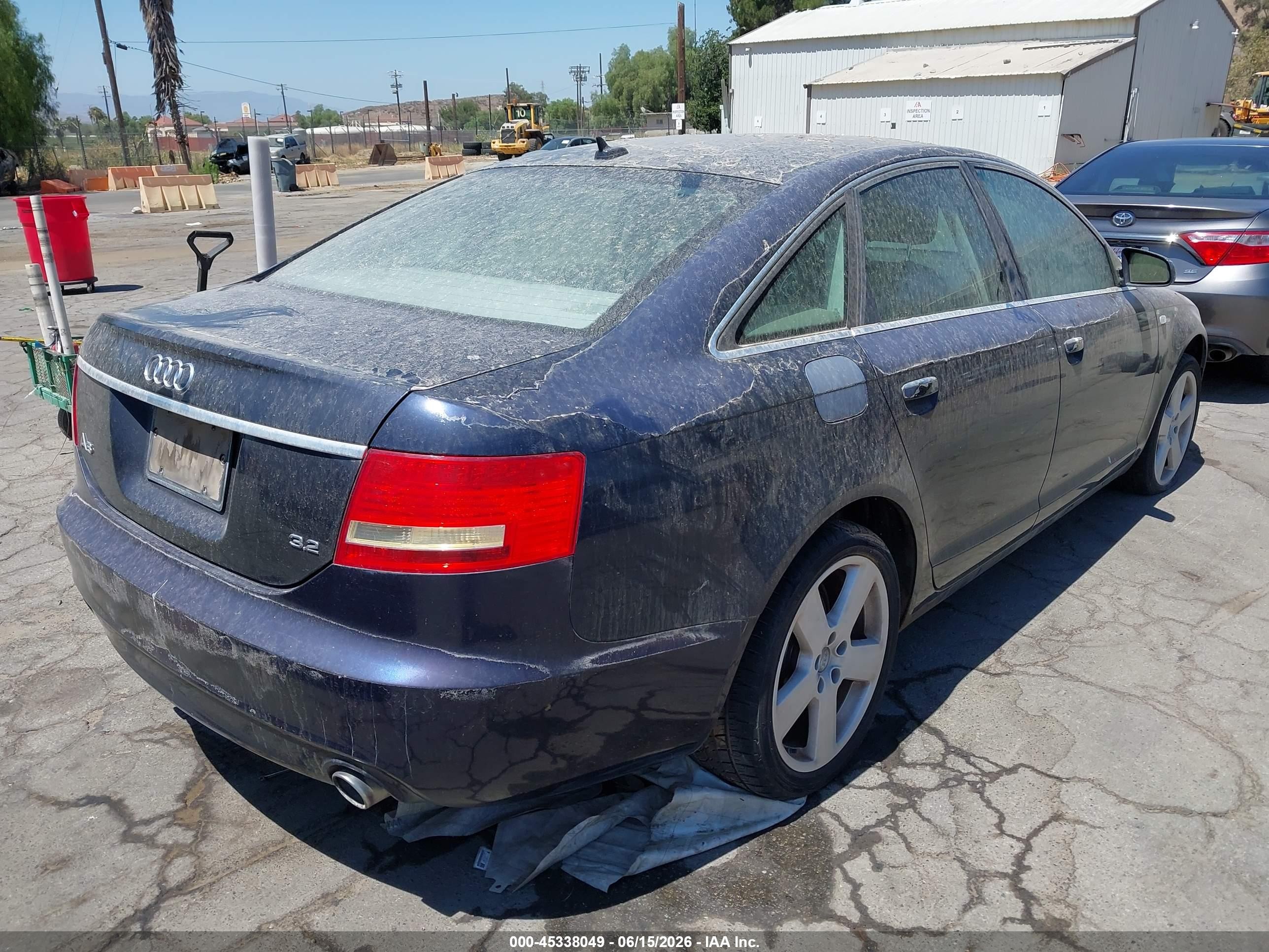 2008 Audi A6 3.2 Blue vin: WAUAH74F18N177978
